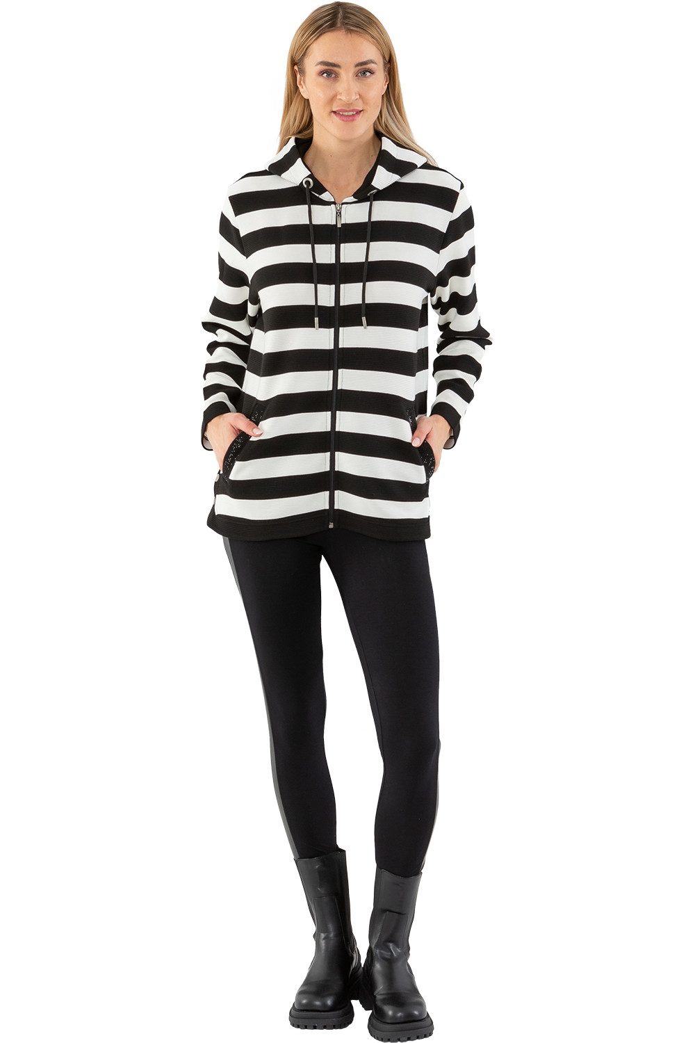 Estefania for woman Kapuzensweatjacke 193-9101, Estefania for woman Jacke m günstig online kaufen