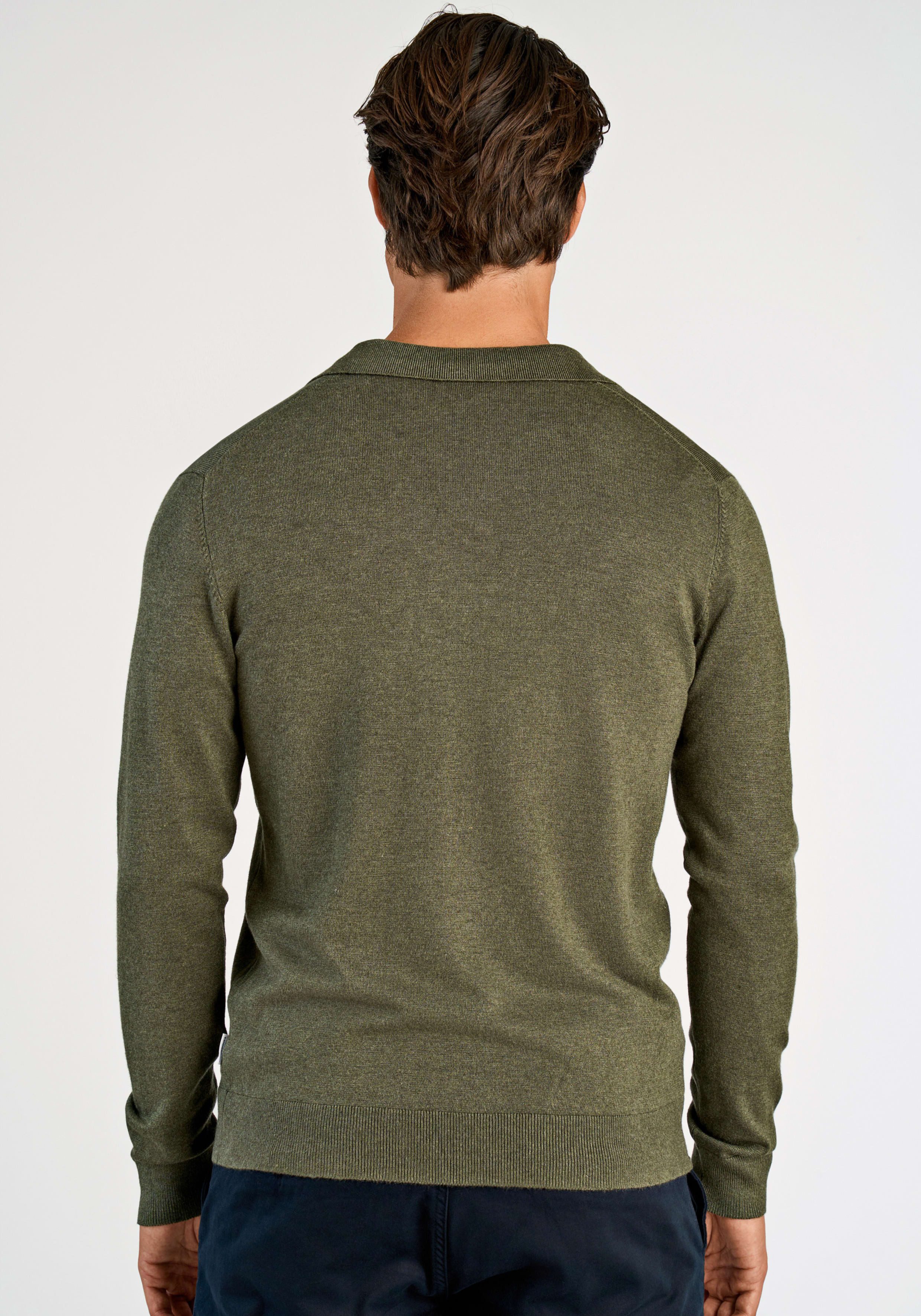 LINDBERGH Strickpullover mit Polokragen und mit Viskose