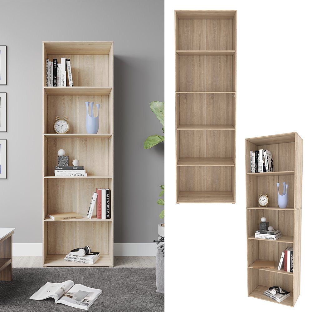 Vicco Bücherregal Bob, Sonoma/Sonoma, 60 x günstig online kaufen
