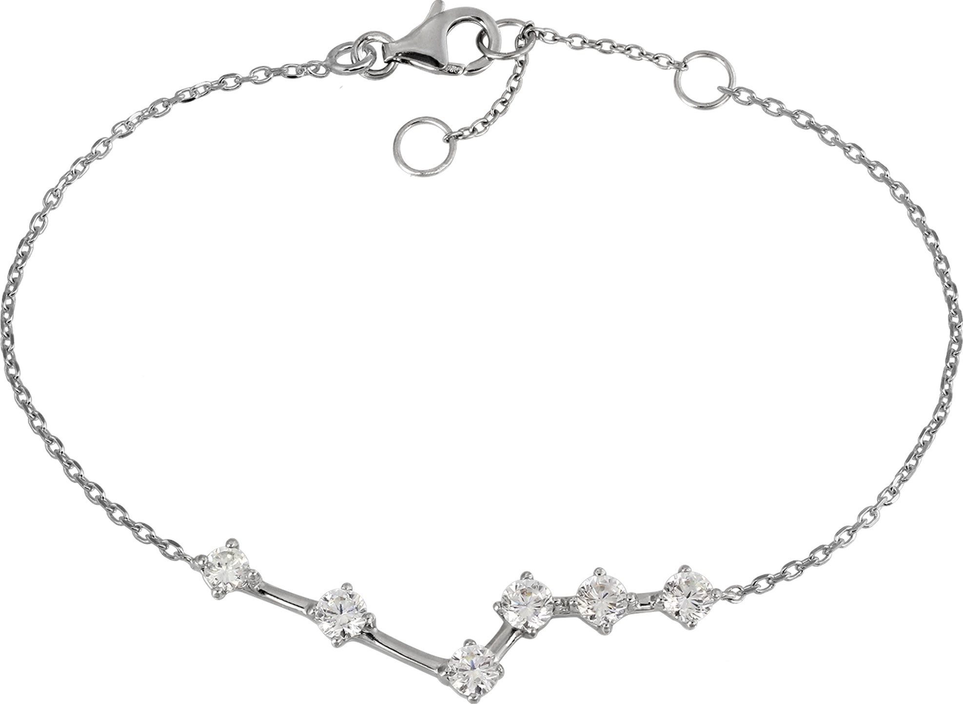 Silberarmband SilberDream Armband weiß 925er Silber