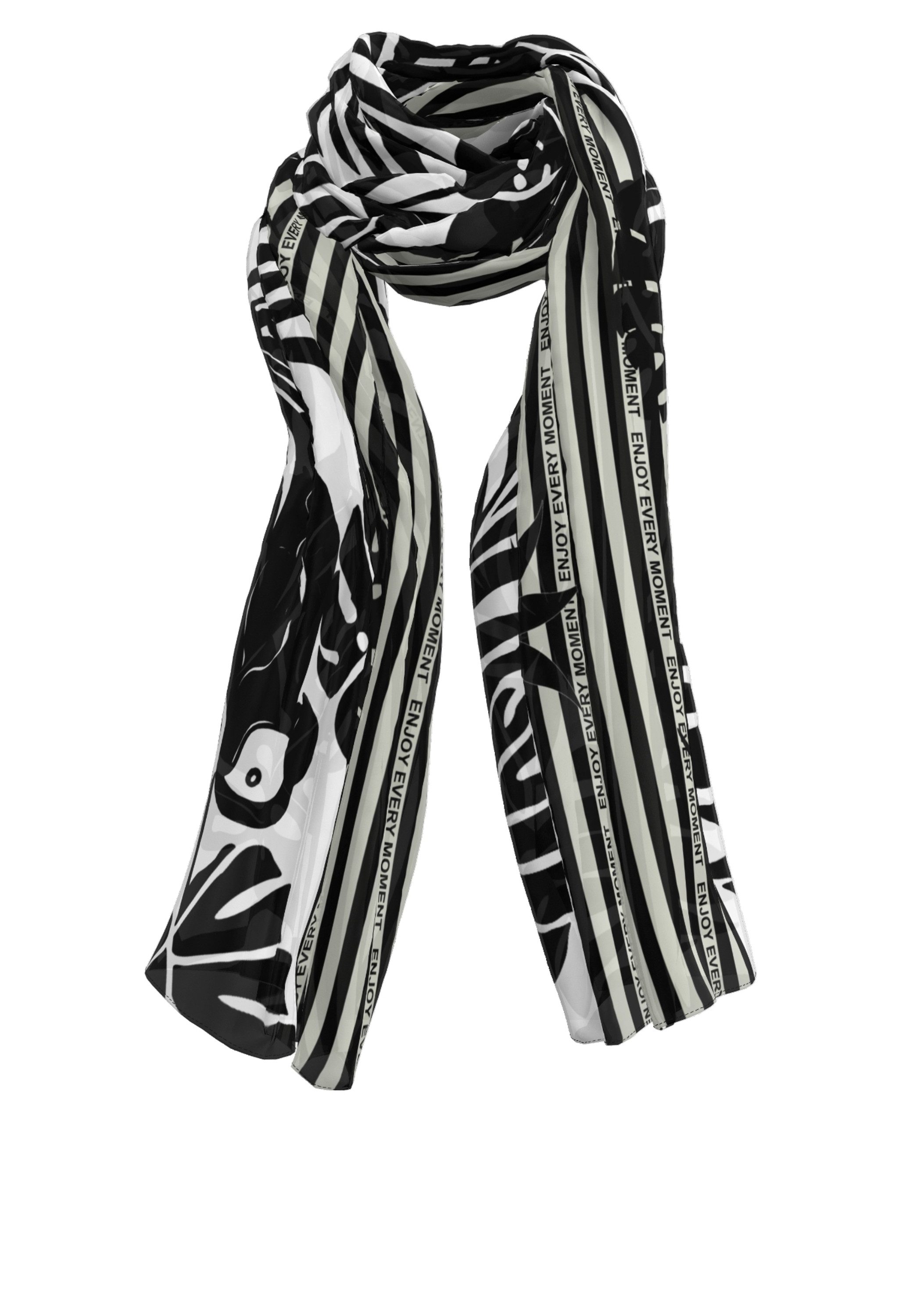 bianca Modetuch SABA, mit schwarz-weiß Print günstig online kaufen