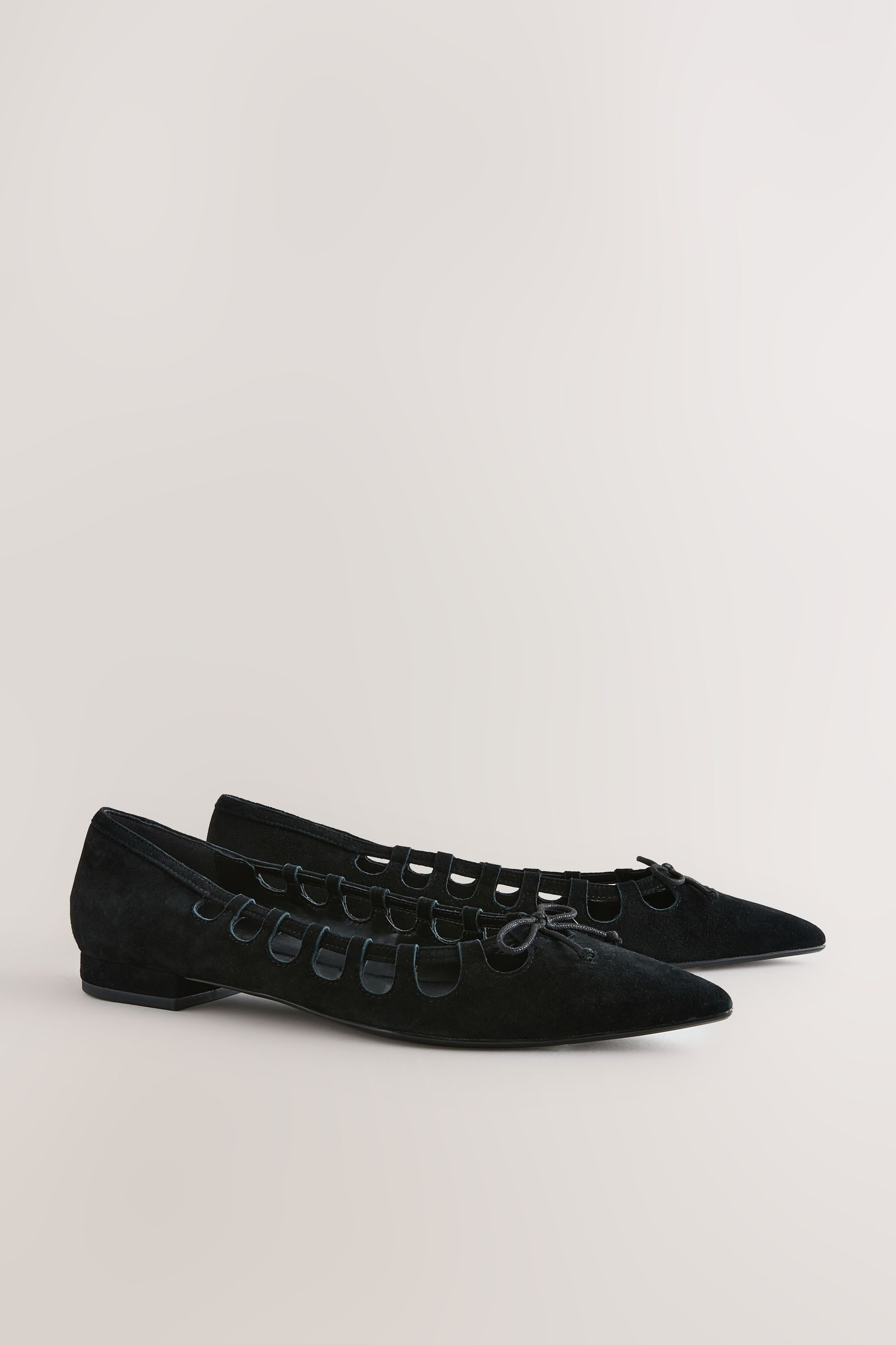 Next Forever Comfort® Spitze Lederschuhe mit Cutout Ballerina (1-tlg)