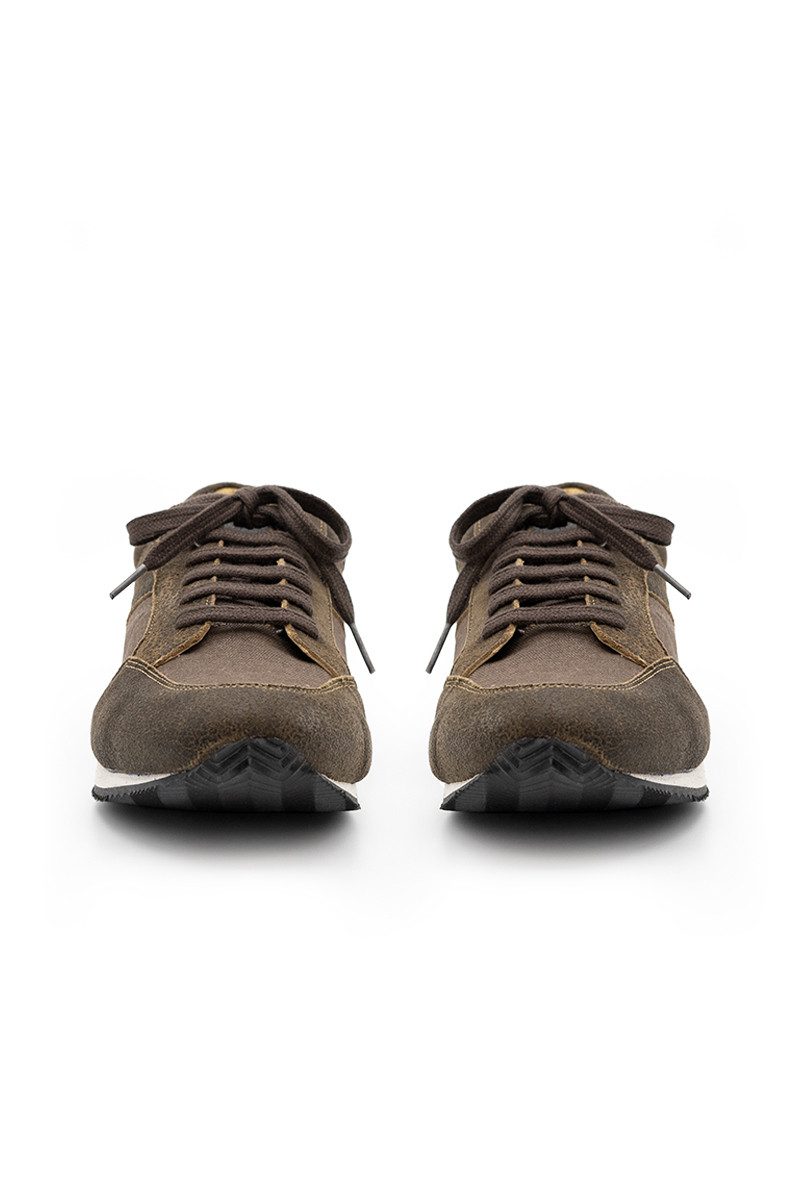 Spieth & Wensky Sneaker Herren - LUITPOLD - ruß/braun Sneaker