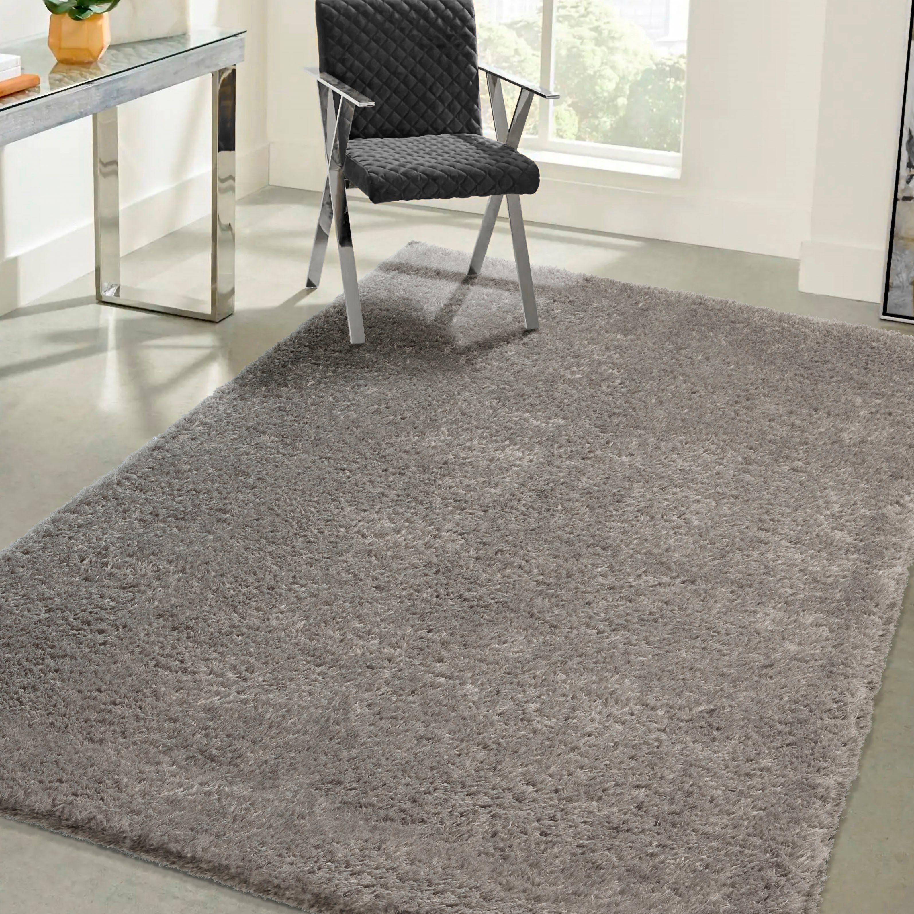 merinos Hochflor-Teppich Recycle Floki 961, rechteckig, Höhe: 50 mm, Shaggy aus recyceltem Polyester, meliert, Wohnzimmer