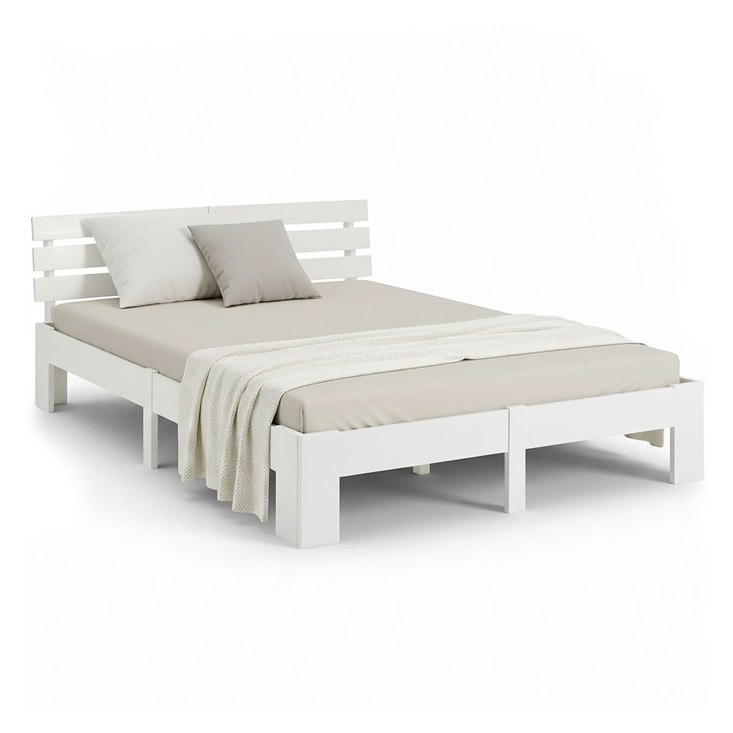 Homestyle4u Holzbett 90x200 120x200 140x200 160x200 180x200 Doppelbett Kopf günstig online kaufen