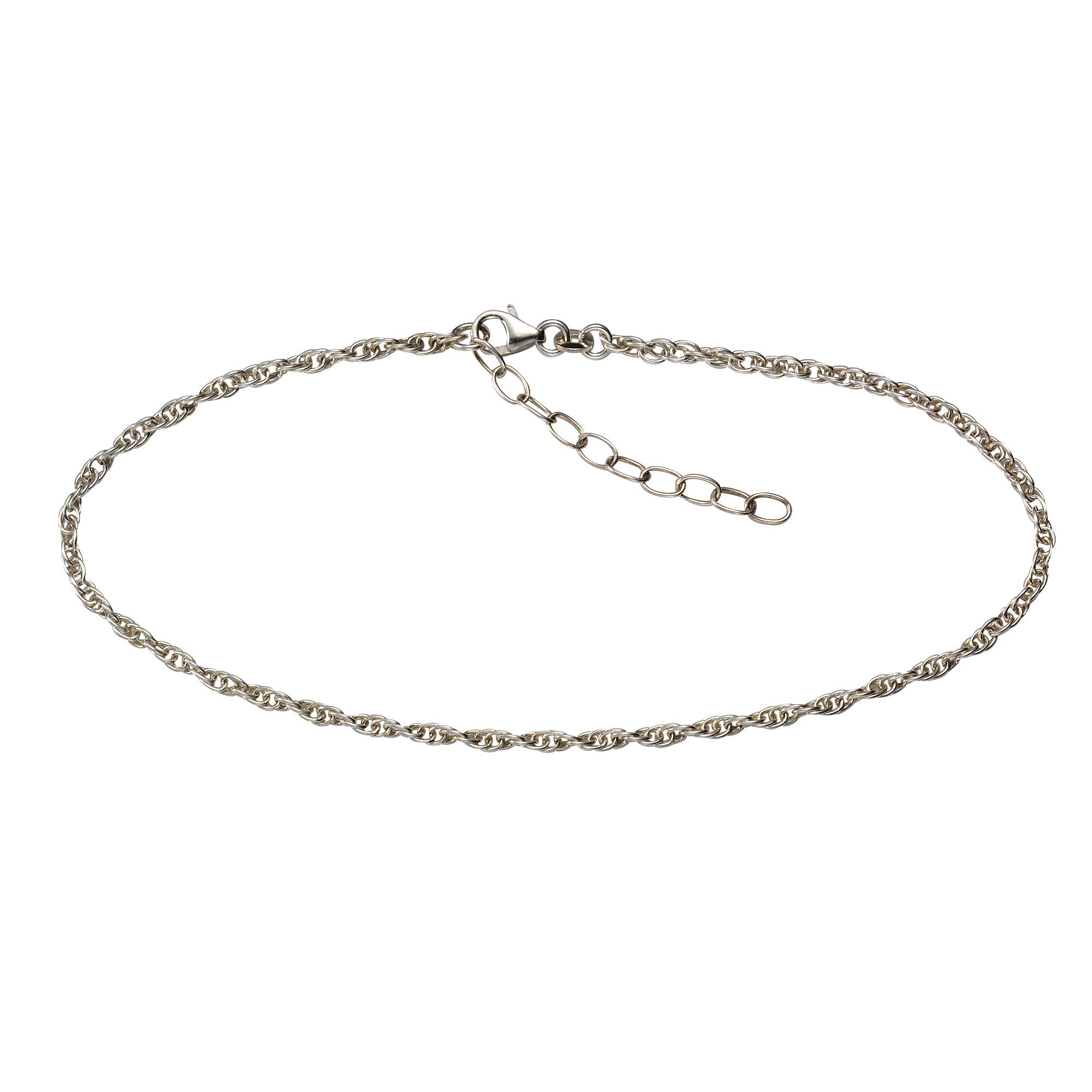 Vivance Fußkette 925 Silber rhodiniert Ankerkette