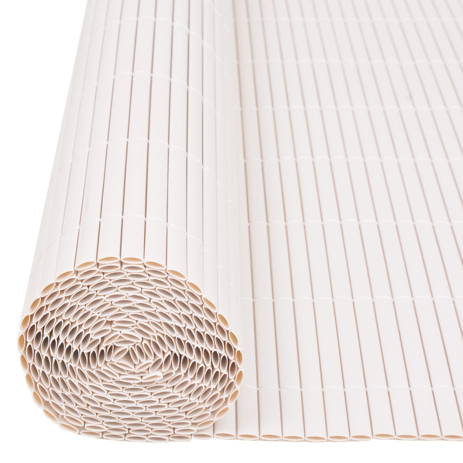 vidaXL Gartenzaun Doppelseitiges Gartenzaun PVC 150x500 günstig online kaufen