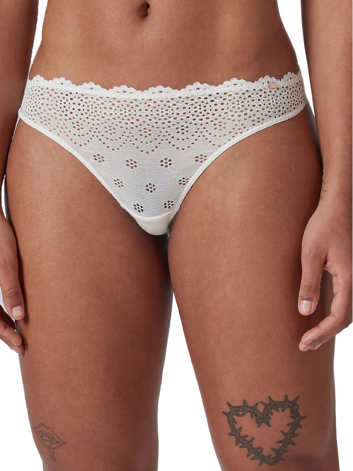 Skiny String Damen String Bamboo Lace (Stück, 1-St) recyceltes Material