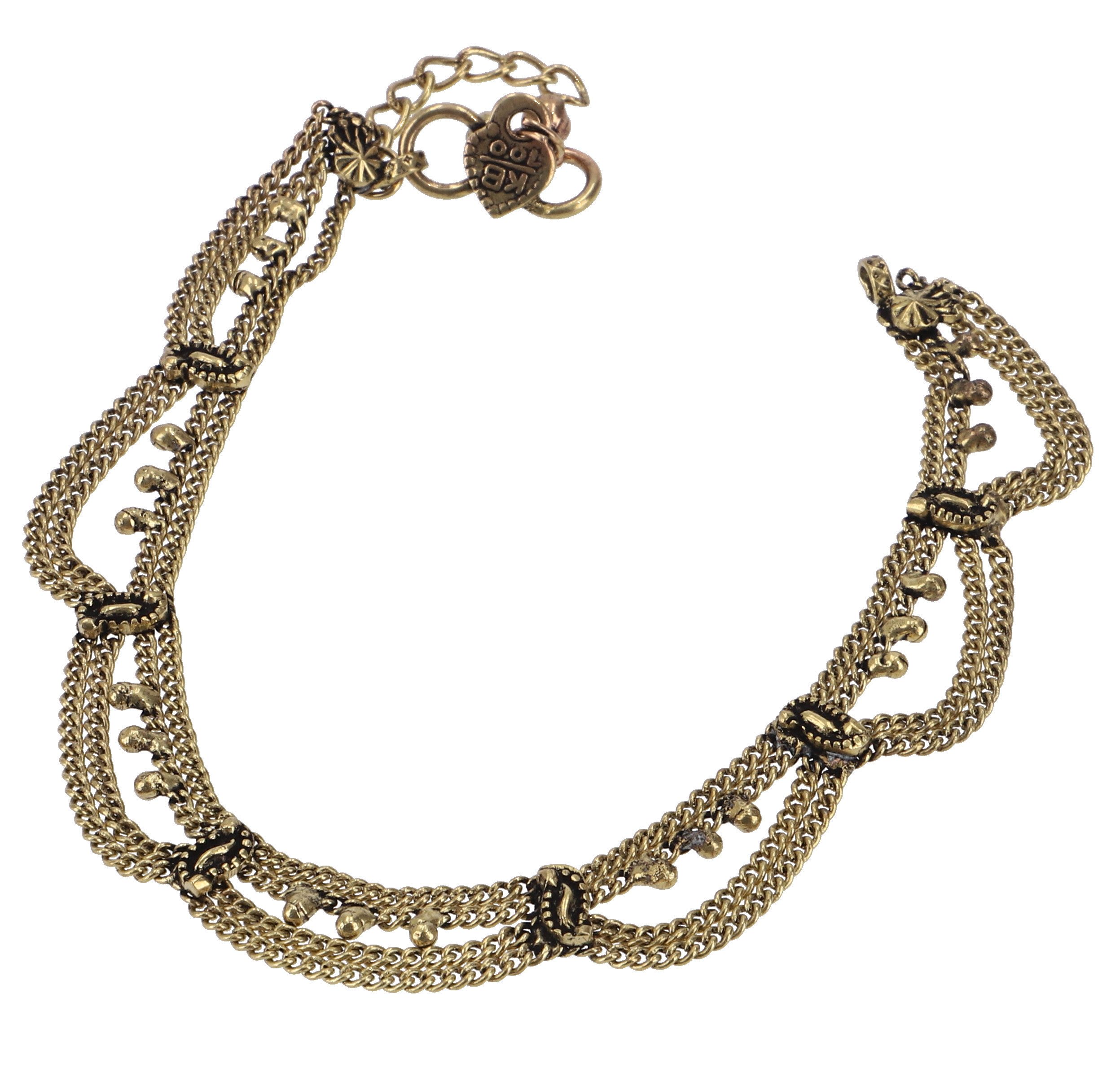 Fußkette Indisches Bollywood Fußkettchen, orientalische..