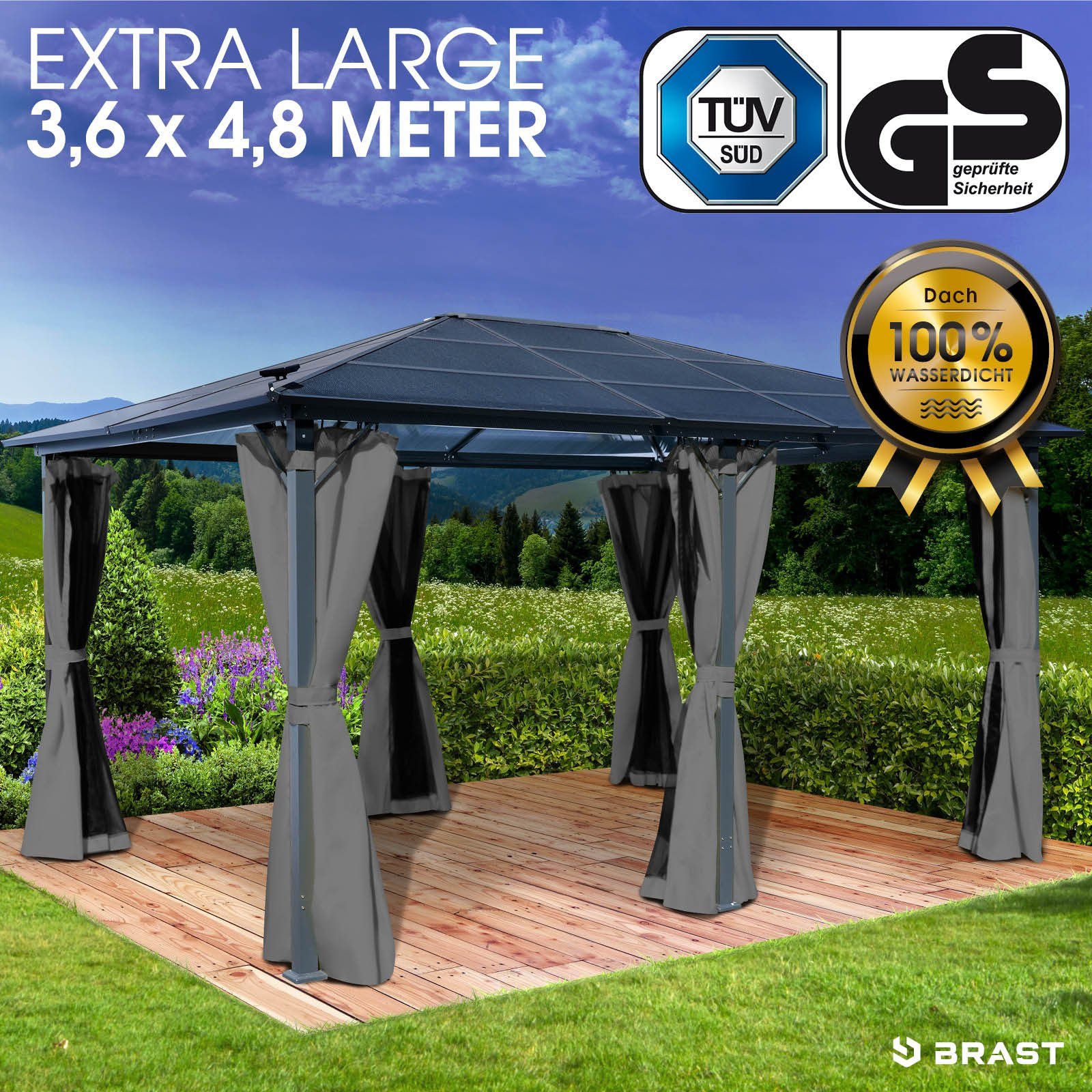 BRAST Pavillon Premium Aluminium Größen 3x4m günstig online kaufen