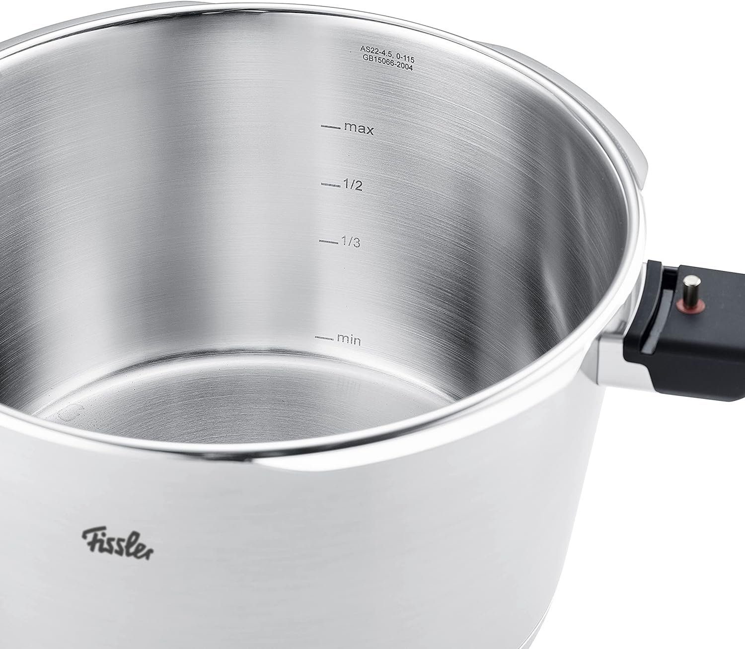 Fissler Schnellkochtopf Vitaquick Premium Schnellkochtopf 8L, Ø 26cm Edelstahl-Dampfkochtopf