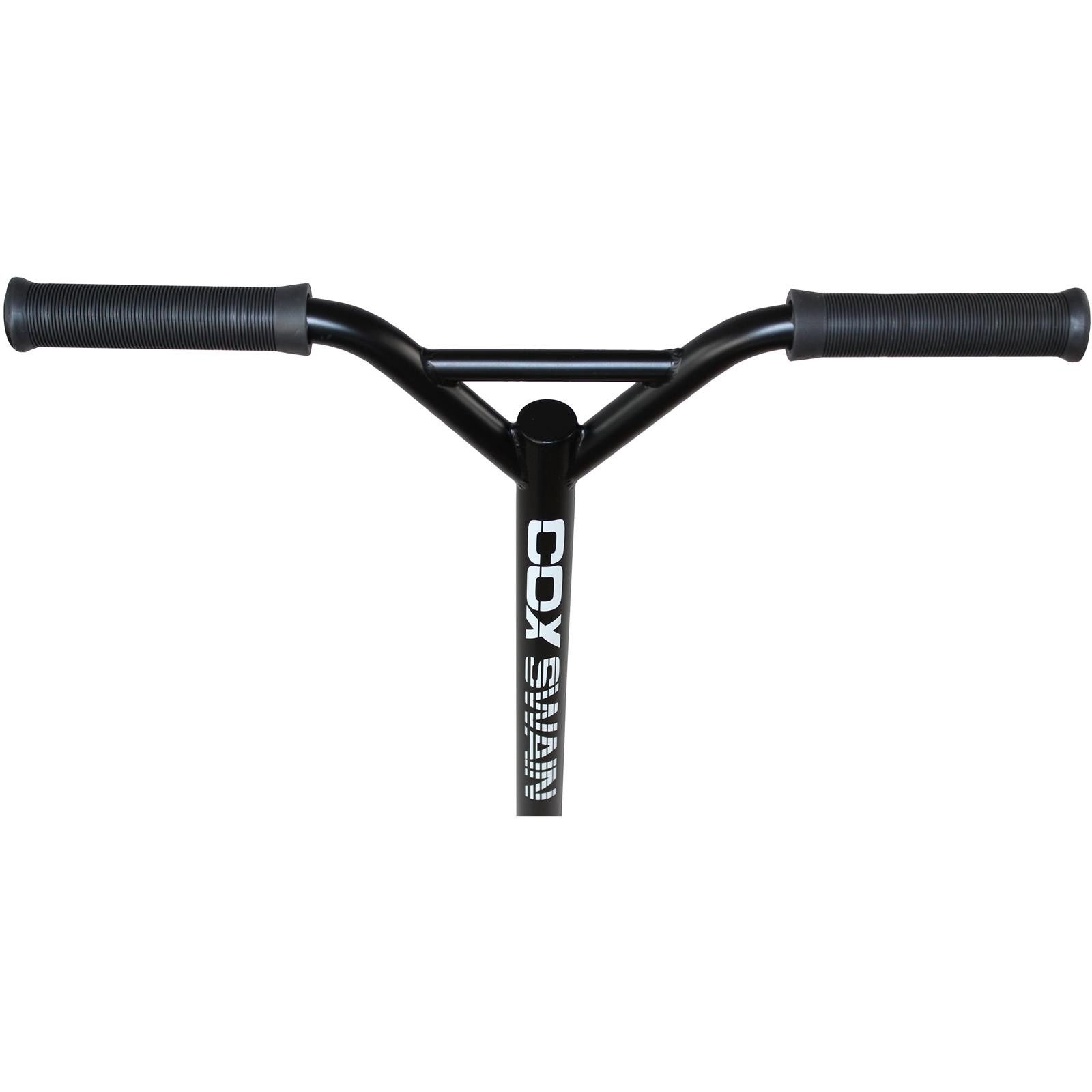 Cox Swain Stuntscooter Cox Swain Stunt Scooter X-385 mit ABEC9 Lager, ALU Kern Rollen Super Heavy Quality!, Farbe: Schwarz