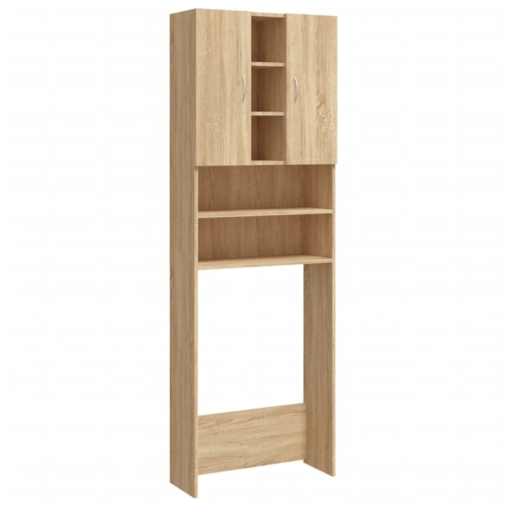 Waschmaschinenschrank Sonoma-eiche 64x25,5x190 Cm günstig online kaufen