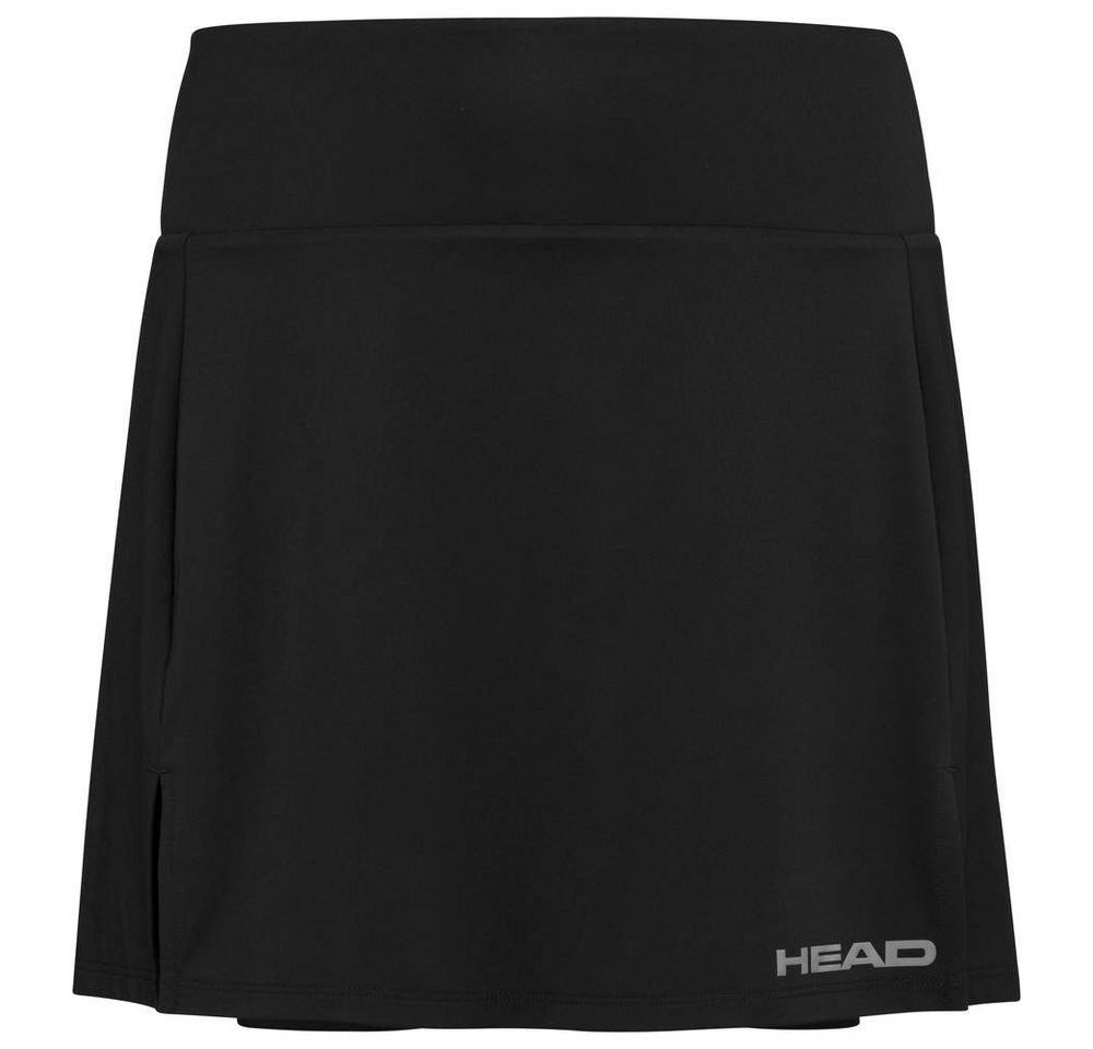 Head Tennisrock mit Innenhose Club Basic 2023 (elastischer Bund) schwarz Damen