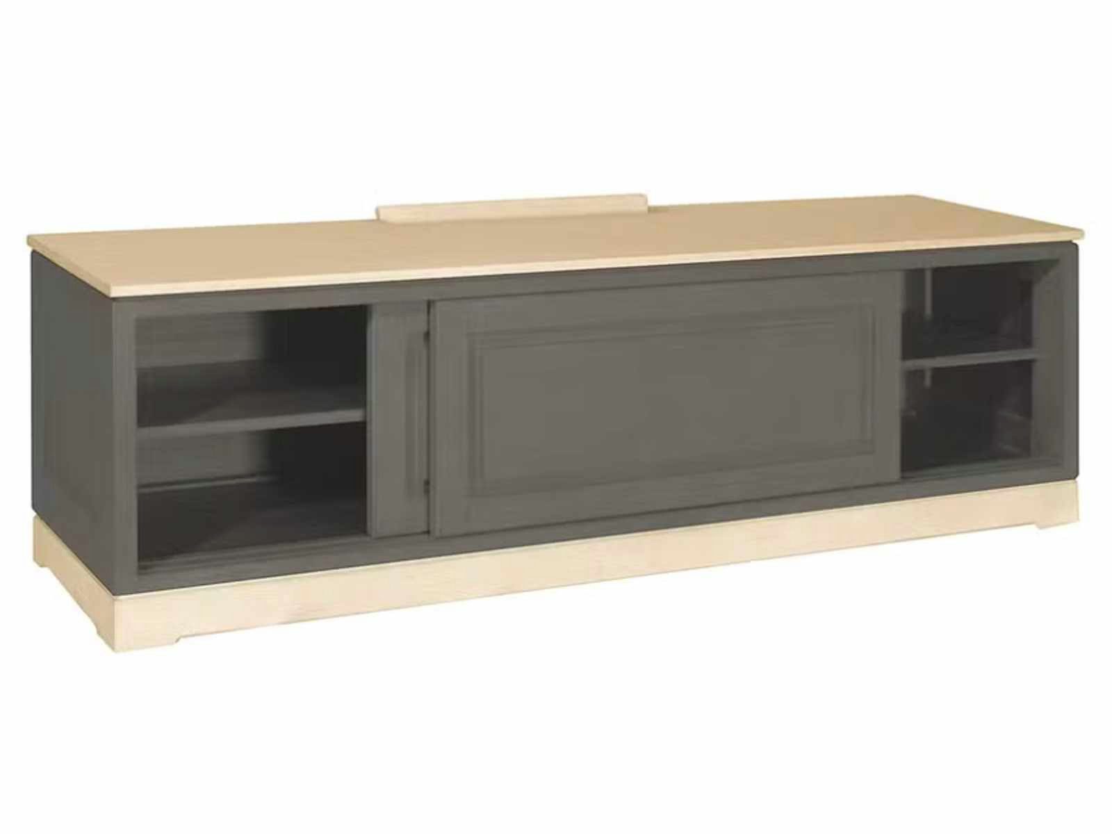 Casamia TV-Board TV Lowboard Casaventi mit 2 Schiebetüren Pinie Massivholz