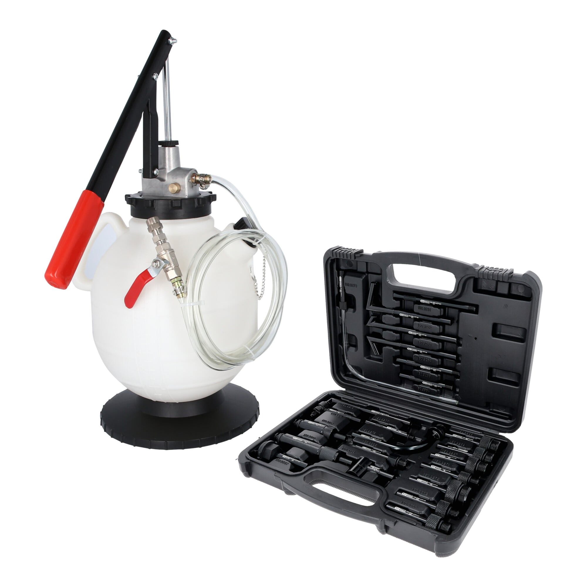 KS Tools Werkzeugset KS Tools Universal Getriebeöl-Füllsystem-Satz mit 23-tlg. Adaptersatz