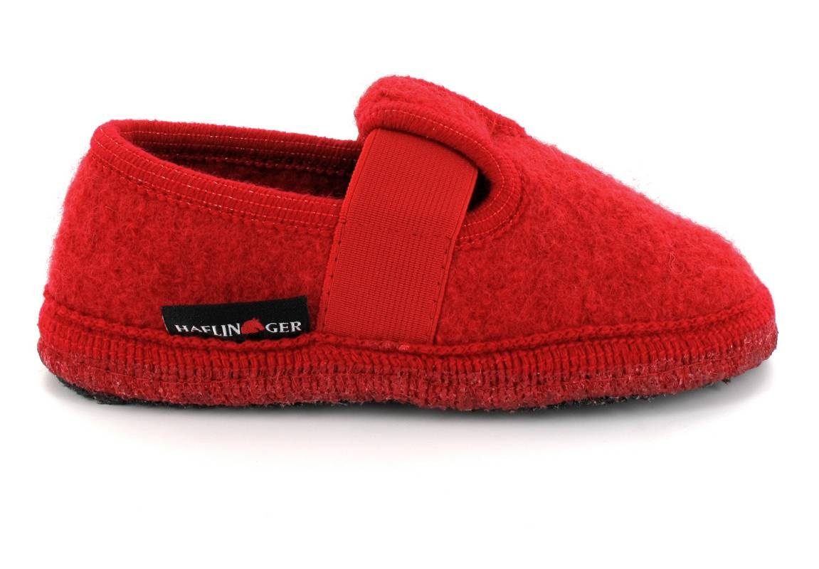 Haflinger Slipper Joschi Hausschuh mit Gummizug