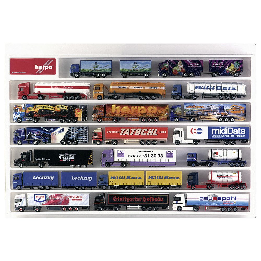 Modelleisenbahn-Set Herpa 029254 H0 Schaukasten Kunststoff 645 mm x 450 mm x 35 mm