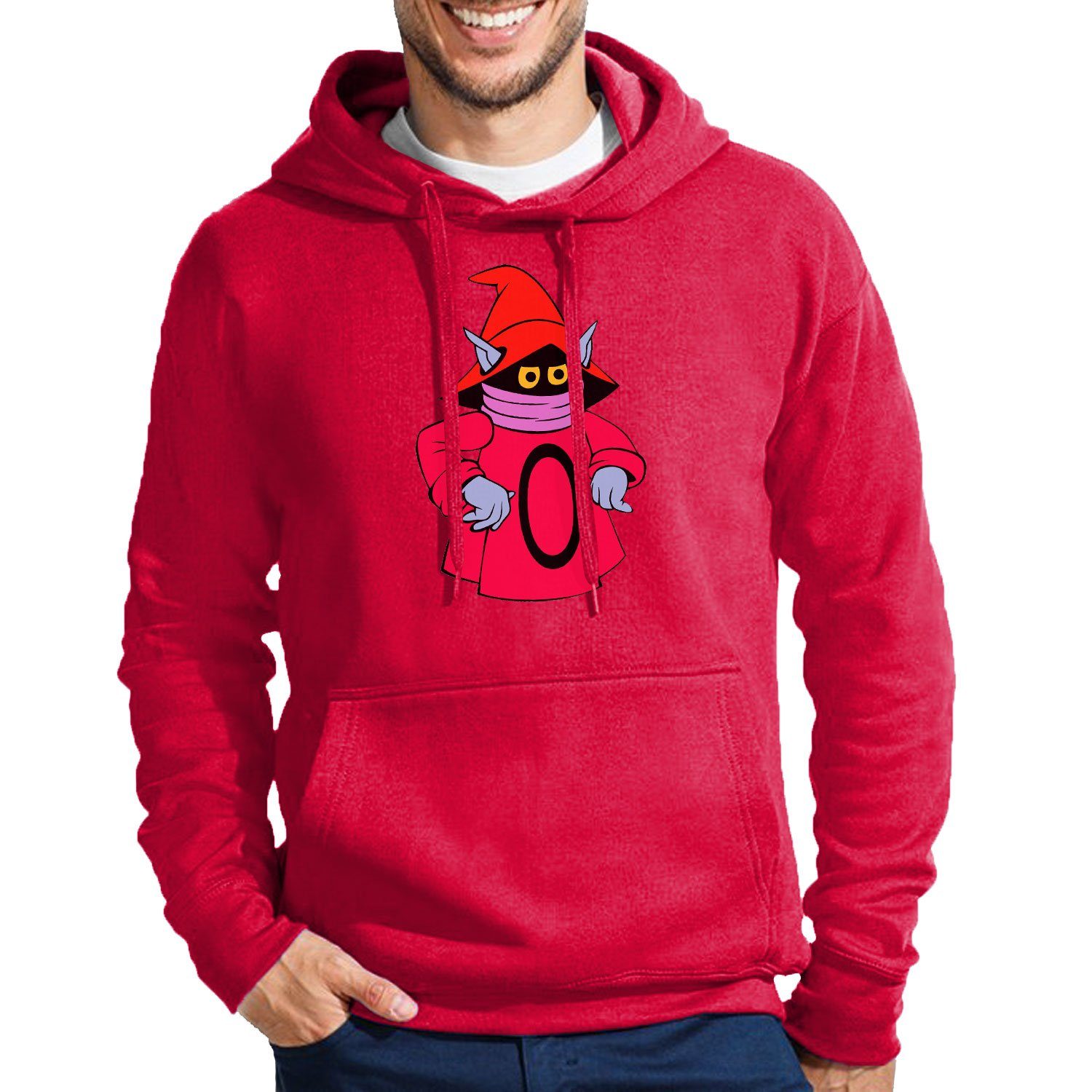 Blondie & Brownie Hoodie Herren Orko MotU She-Ra TheGreat He-Man Mit Kapuze Rot