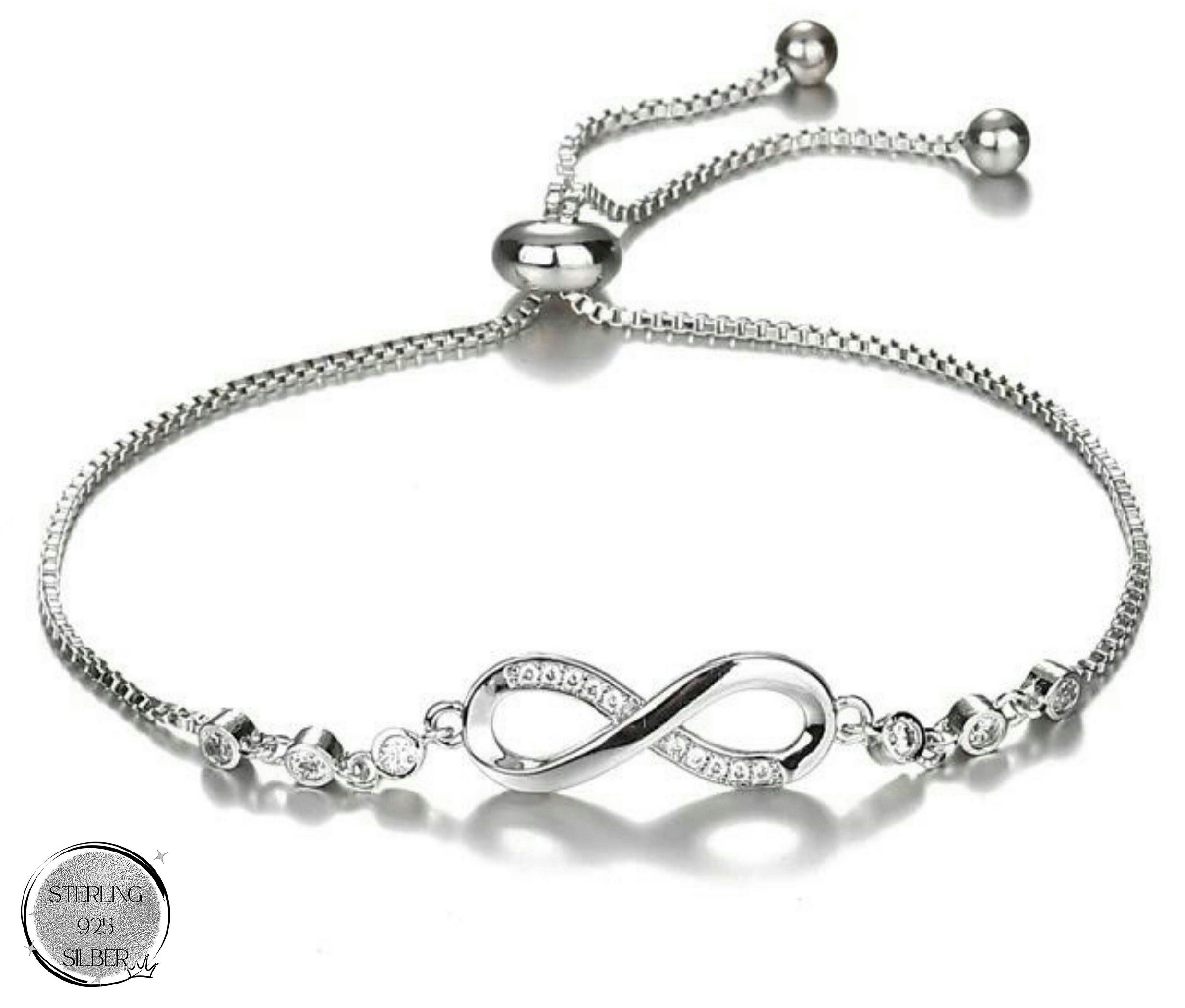 SEAMISAI Silberarmband Armband Infinity Unendlichkeit Liebe günstig online kaufen
