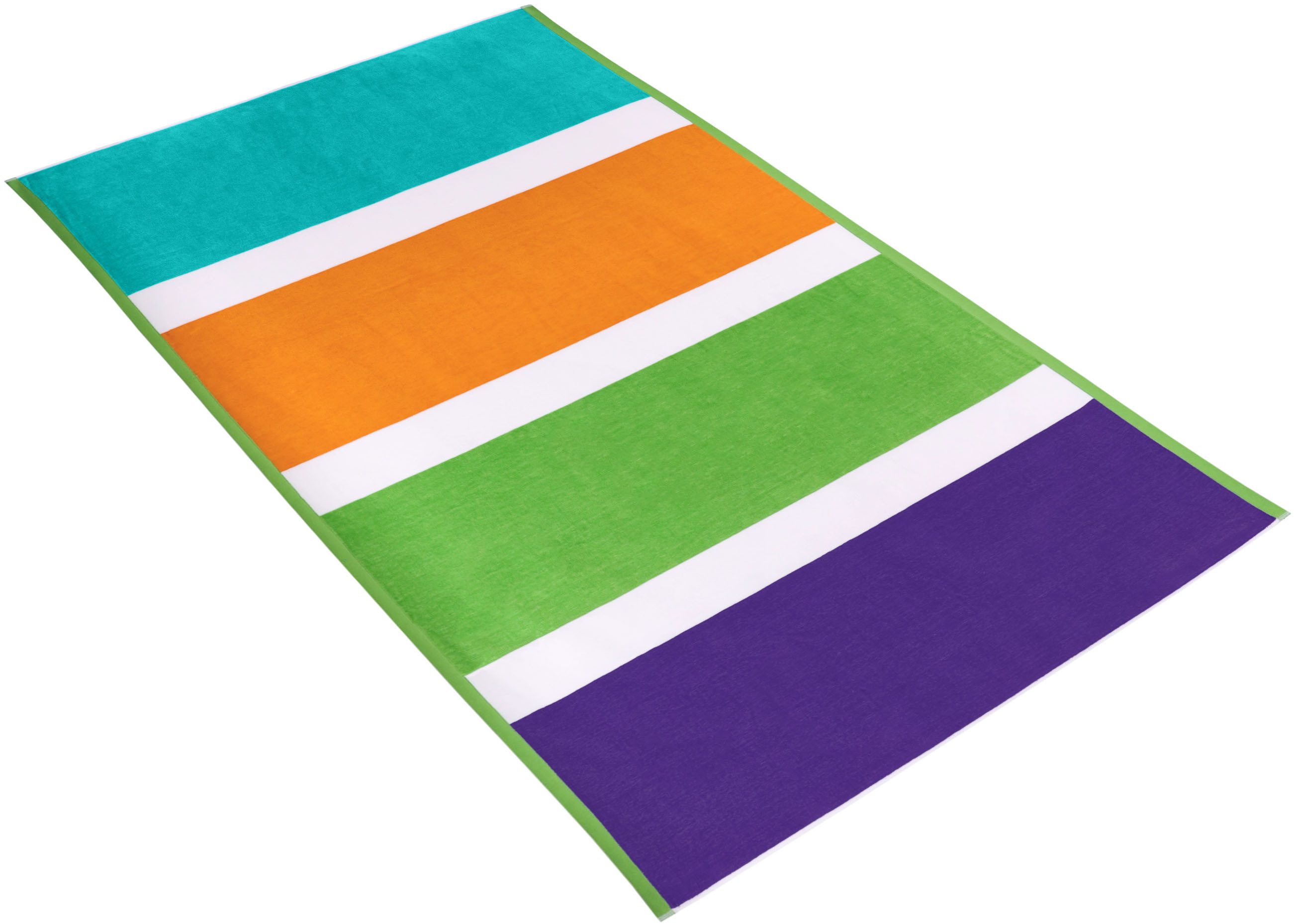 Vossen Strandtuch Colour Bomb, Velours (1-St)