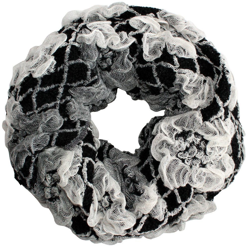 StyleBREAKER Loop Schal - Feinstrick Schlauchschal 35x65cm