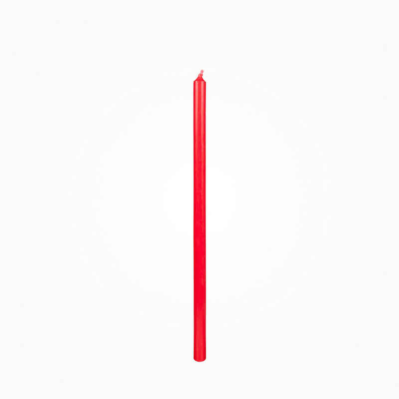 Jaspers Kerzen Tafelkerze Variantkerzen rot 280 x Ø 12 mm, 6 Stück