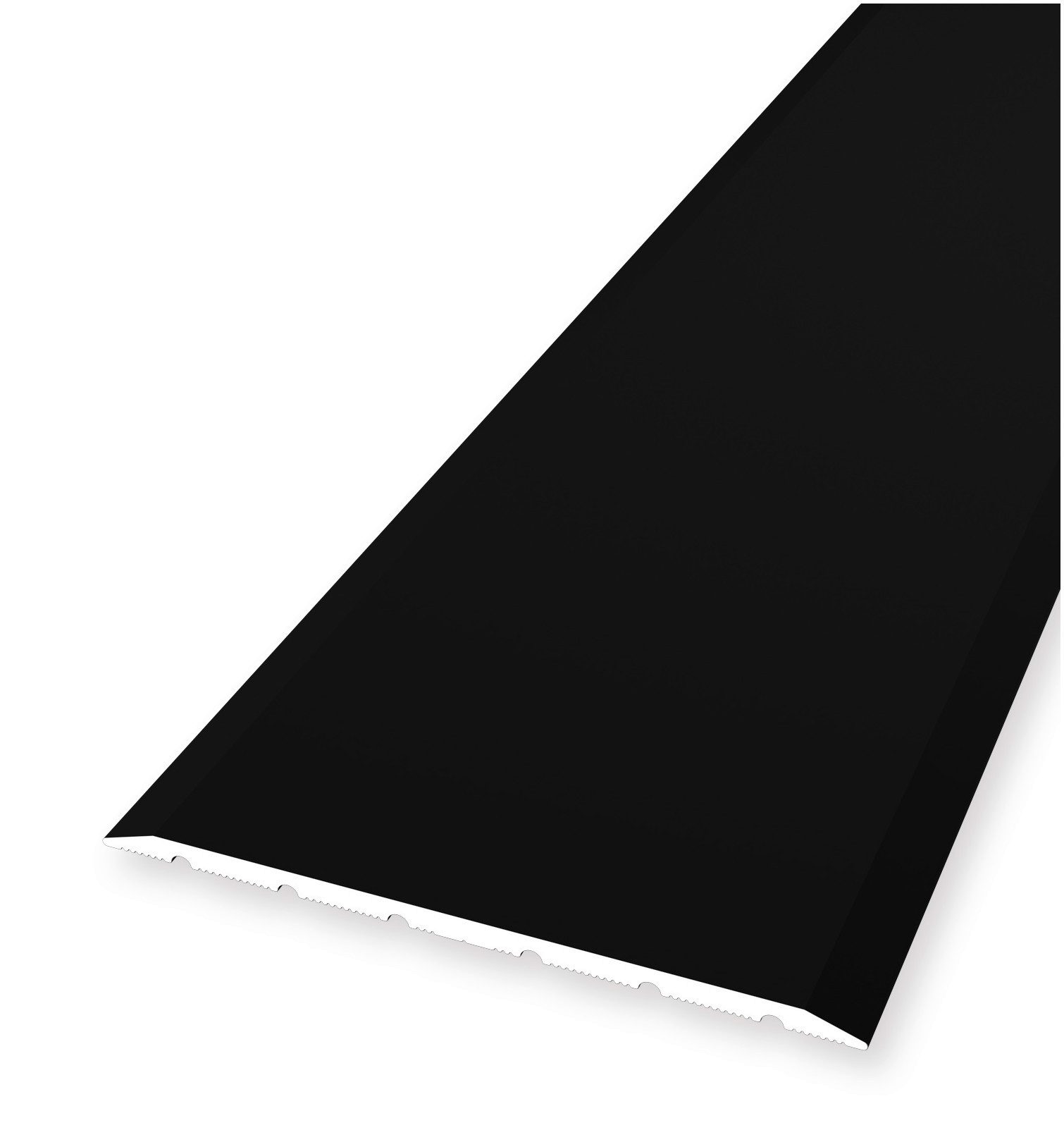 PROVISTON Übergangsprofil Aluminium, 80 x 1000 mm, Schwarz, Übergangsschiene Bodenprofil (1-St)