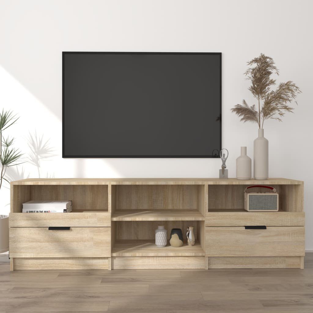 furnicato TV-Schrank Sonoma-Eiche 150x33,5x45 cm Holzwerkstoff