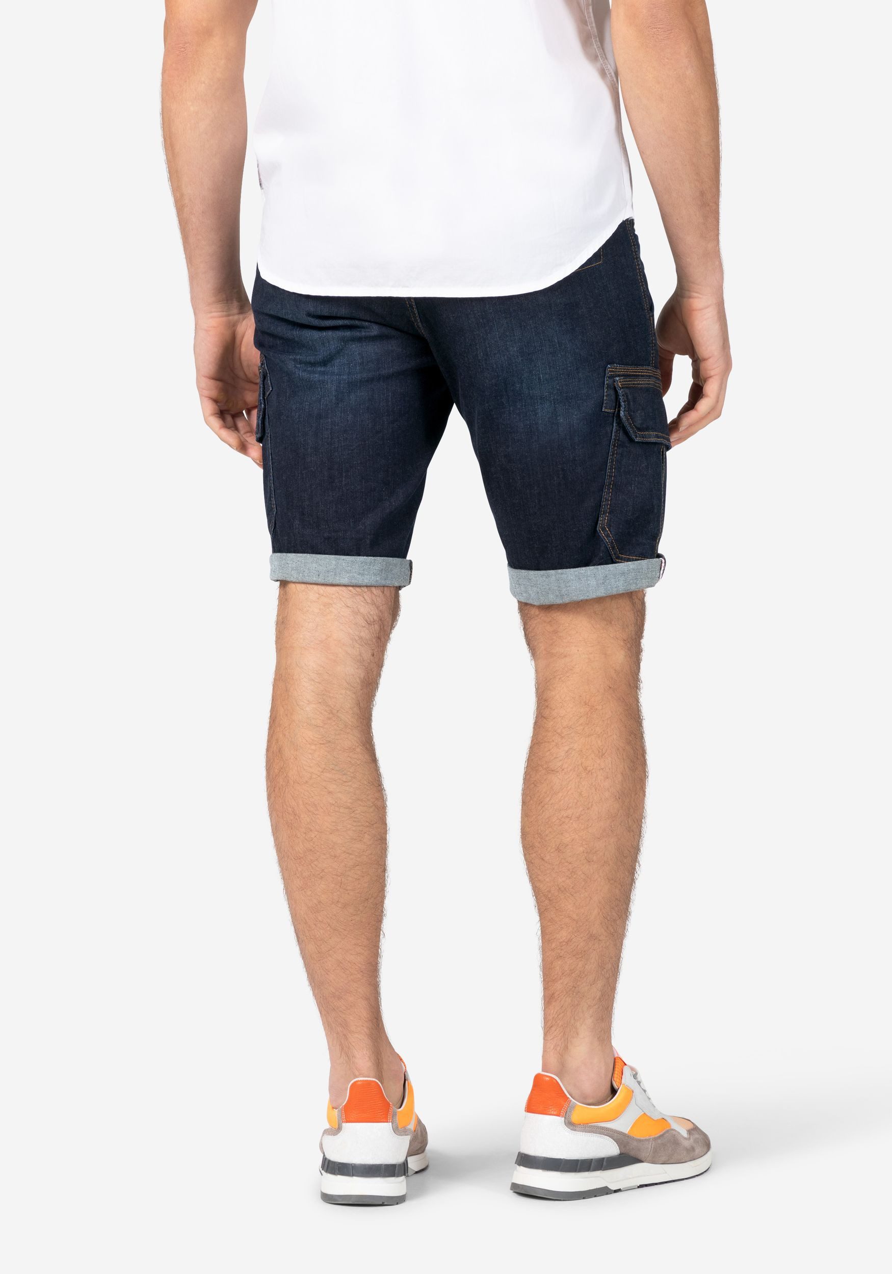 TIMEZONE Jeansshorts Cargo mit Kontrastnähten Denim Slim StanleyTZ Short