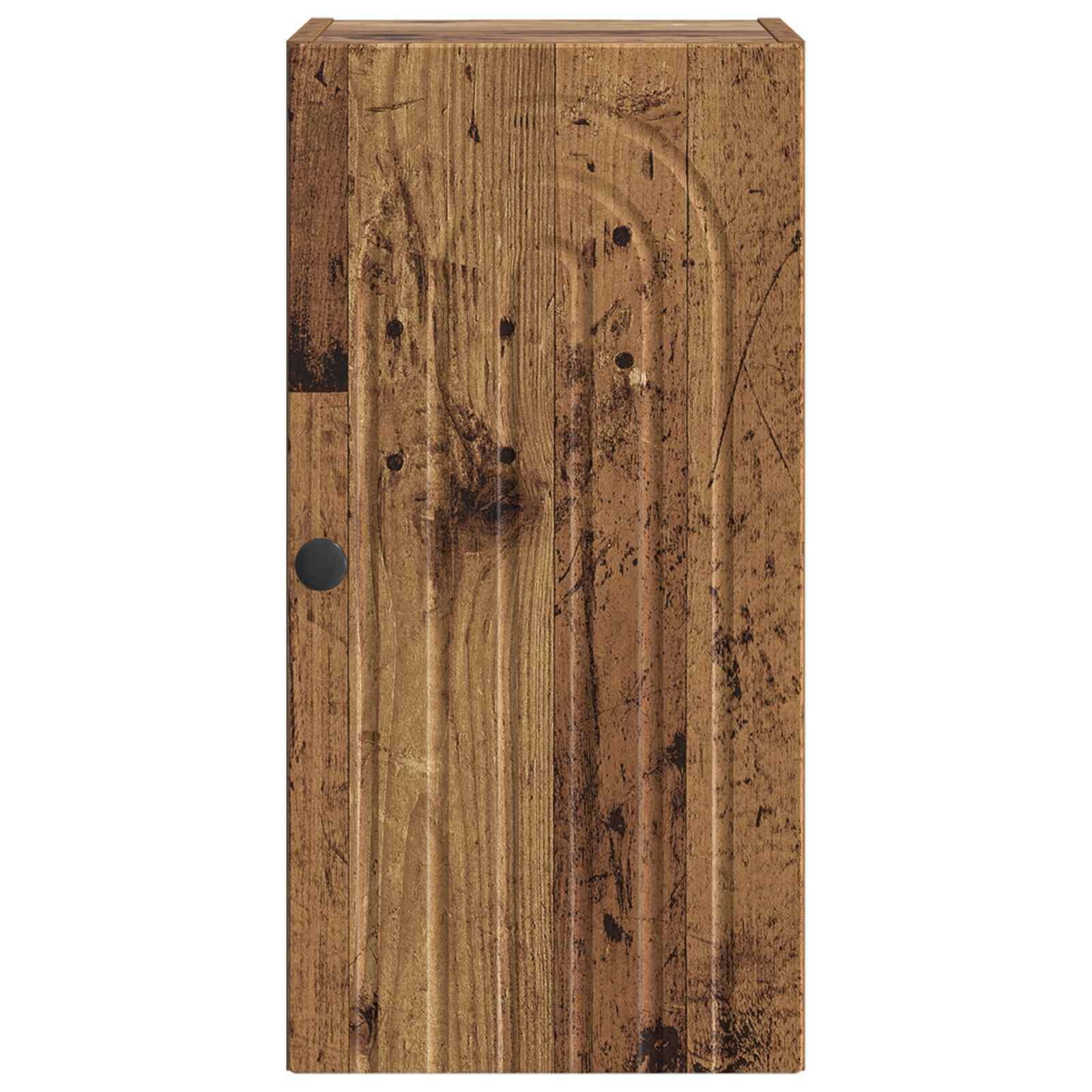 vidaXL Badezimmerspiegelschrank Badezimmer-Wandschrank ALKMAAR Altholz 30 x 31 x 59 cm