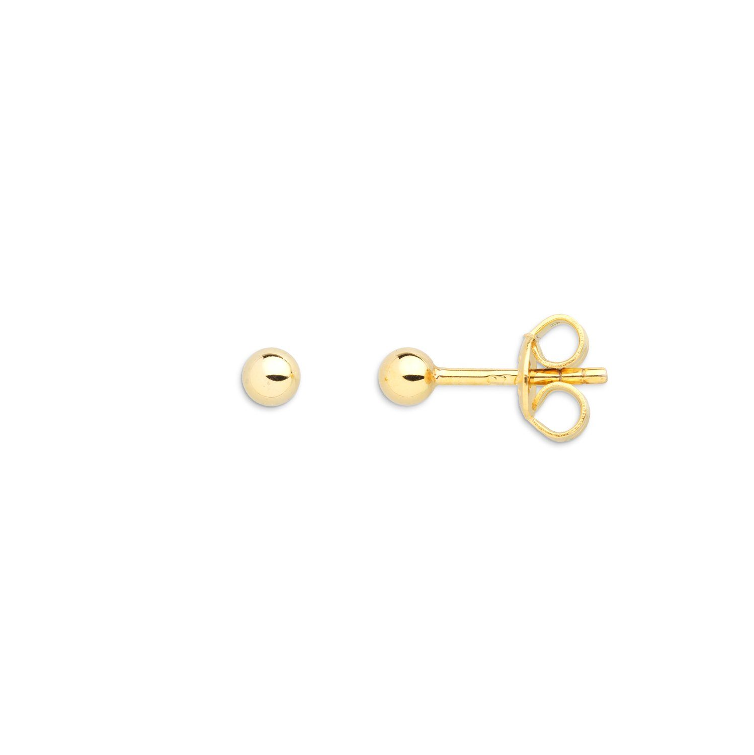 XENOX Paar Ohrstecker Xenox XS3508GN Ohrringe Ohrstecker Damen Modern Classic Silber Gold Ø