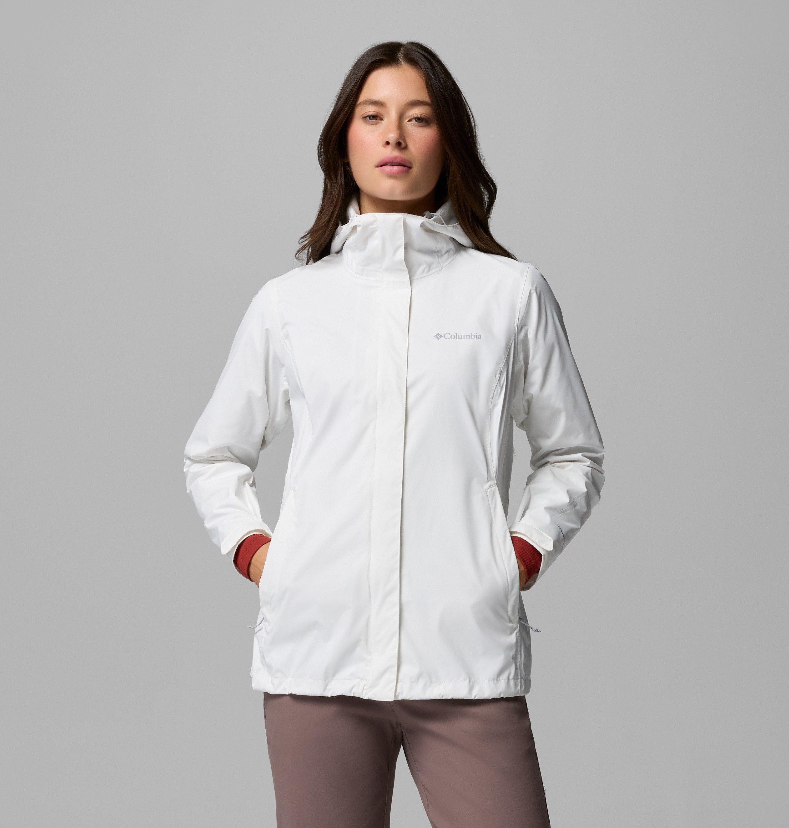 Columbia Regenjacke Arcadia II Jacket wasserdicht, winddicht, mit Reißverschluss, aus Nylon und Polyester