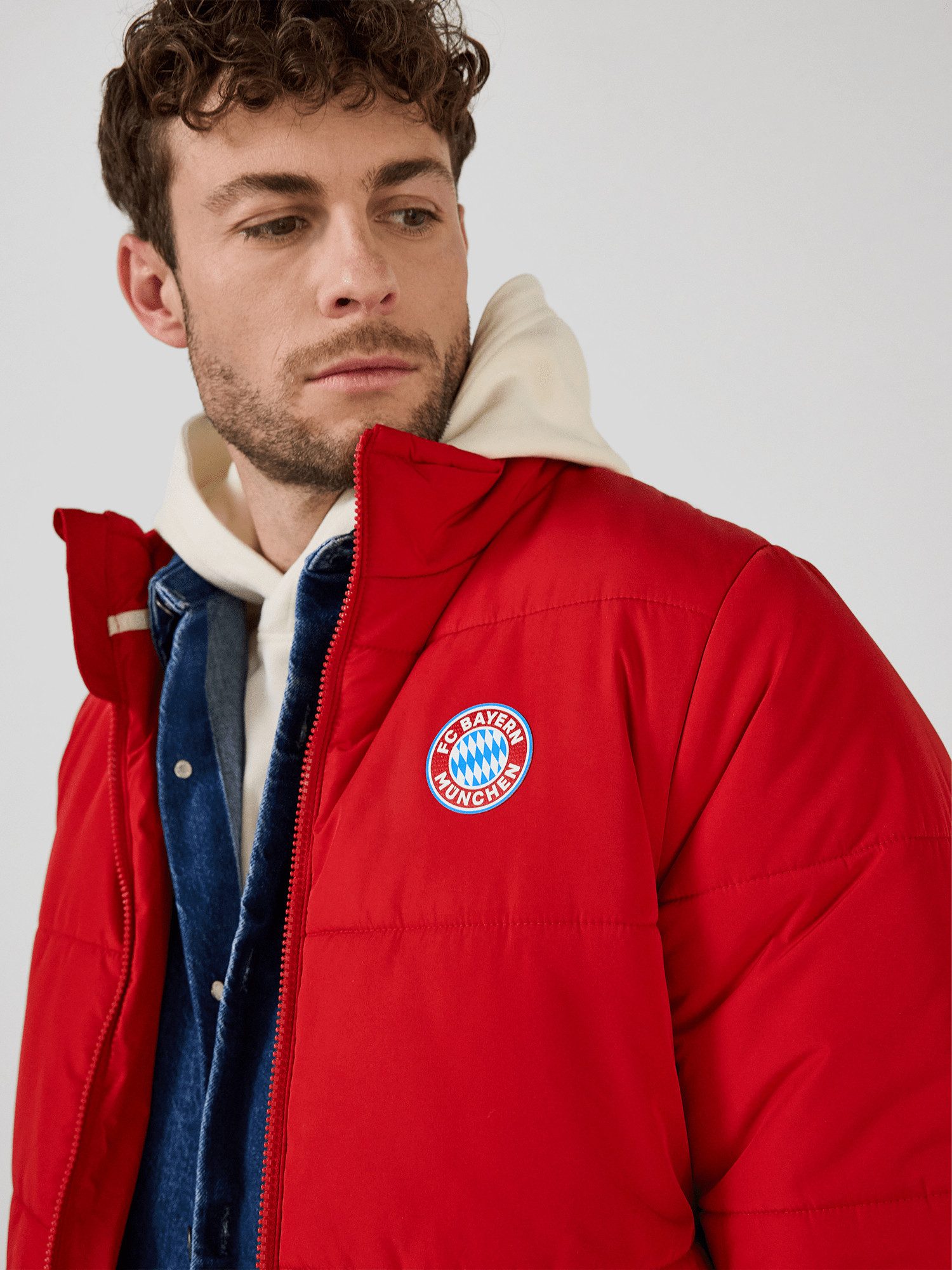 FC Bayern München Outdoorjacke FC Bayern München, Winterjacke Essentials, Herren, Rot – Bild 4 von 5