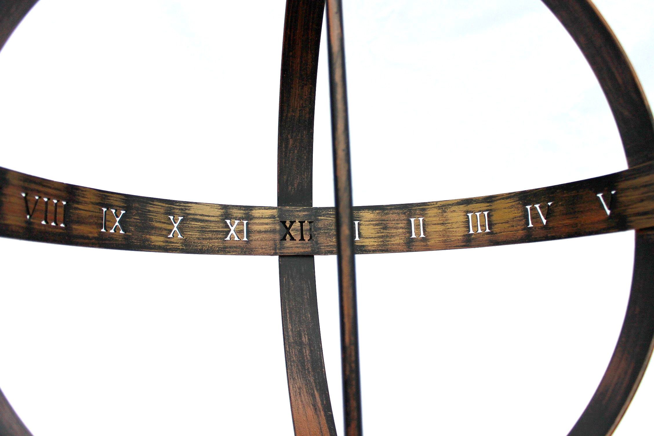 DanDiBo Standuhr Sonnenuhr Garten Groß Metall günstig online kaufen