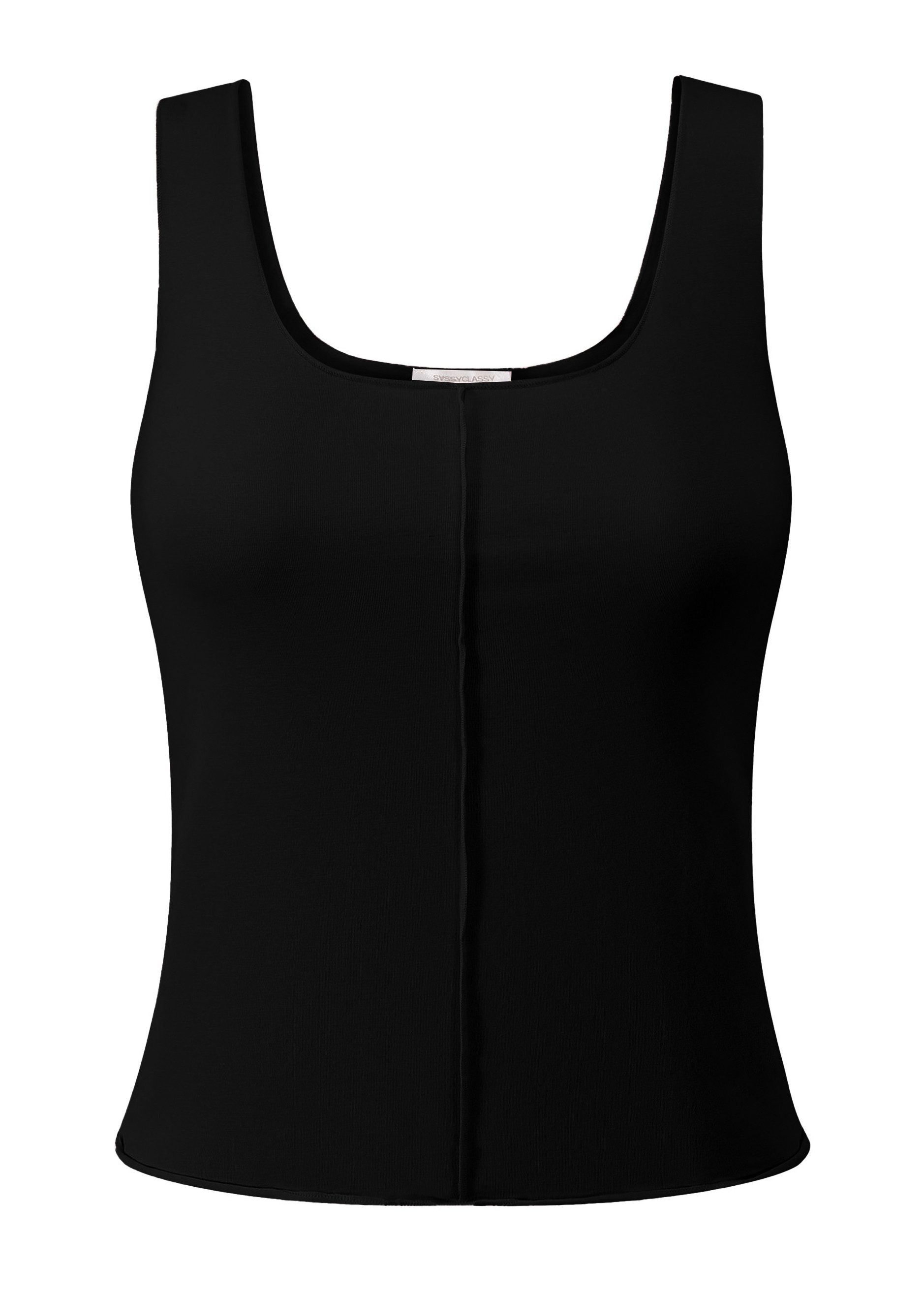 T-Shirt Top mit Ziernaht für Damen