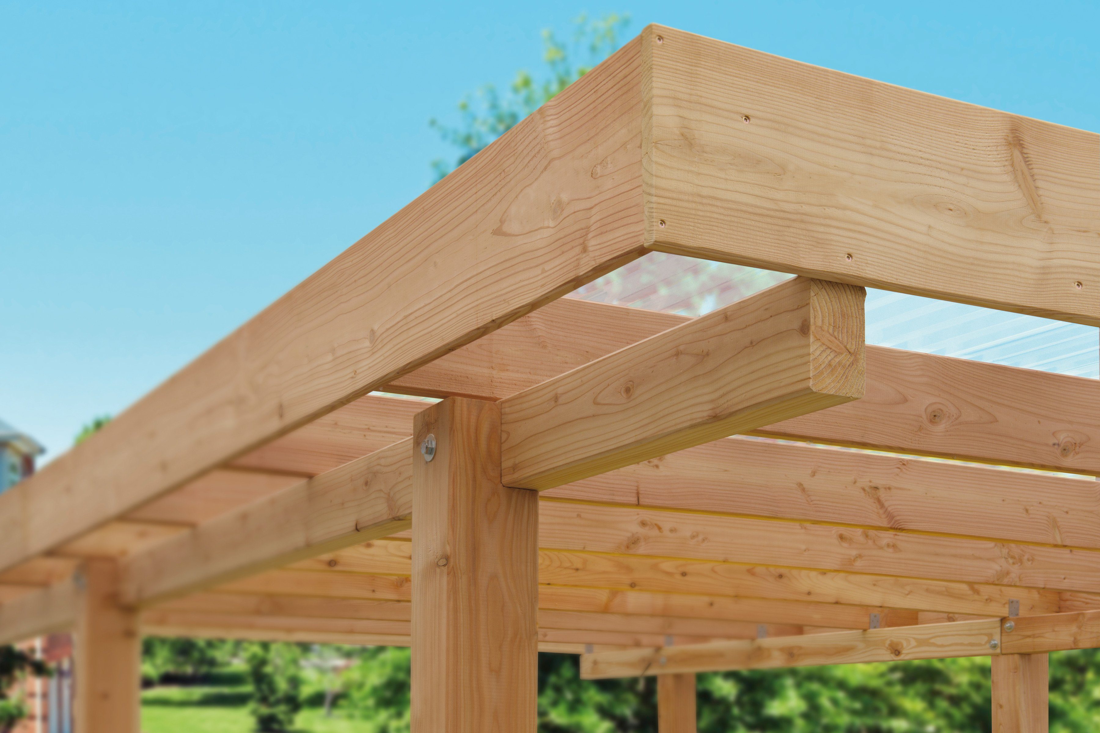 Kiehn-Holz Einzelcarport Berlin, BxT: 304x508 cm, 207 cm Einfahrtshöhe