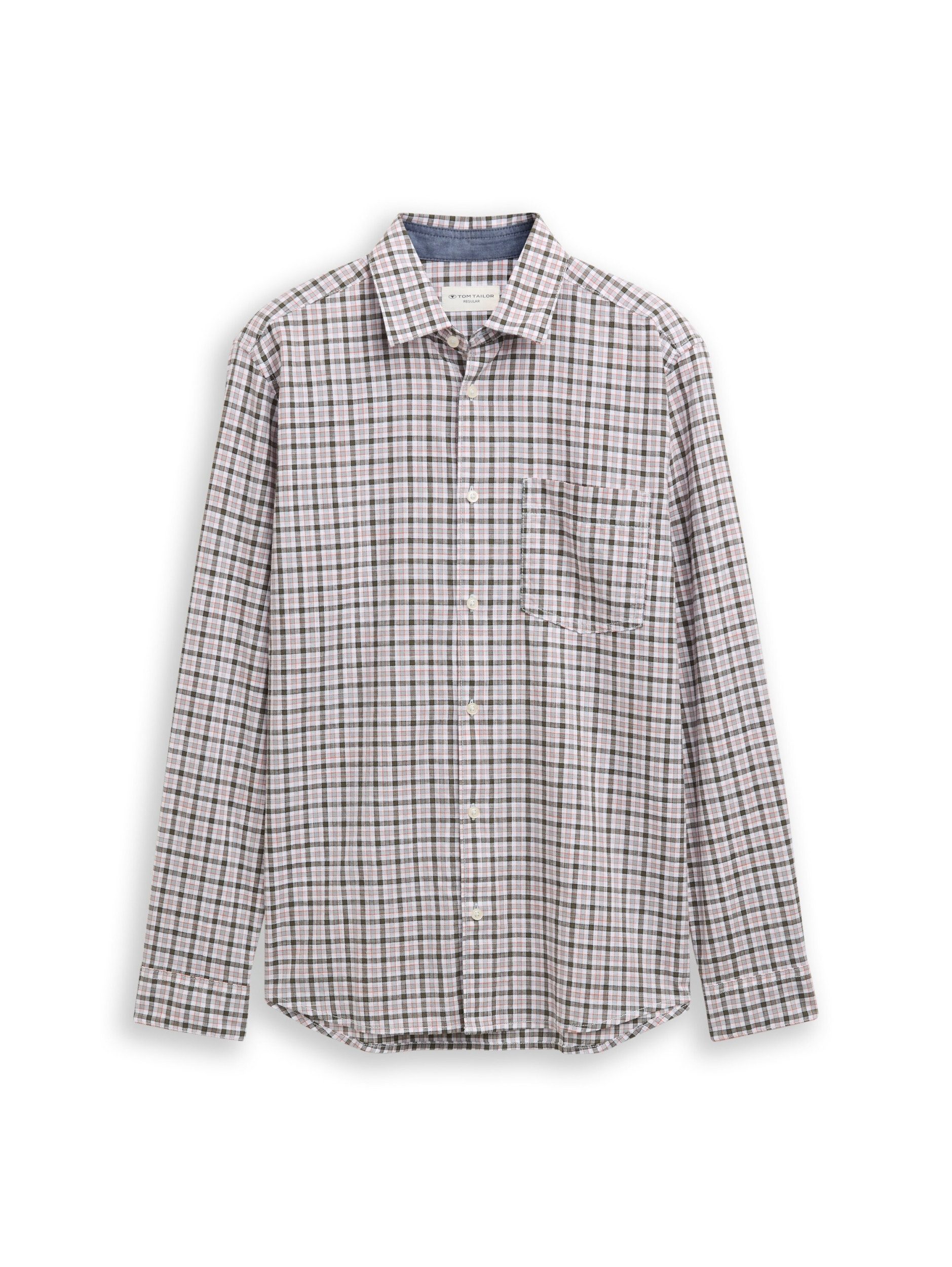 TOM TAILOR Denim Langarmhemd checked shirt