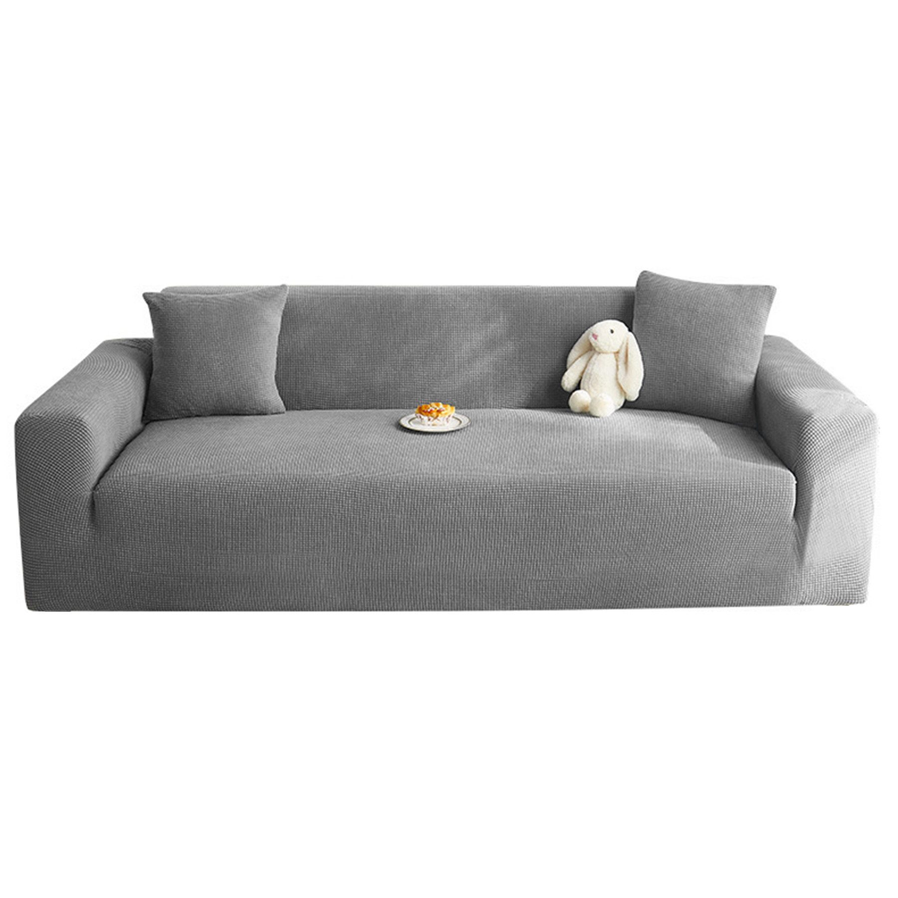 Mutig Sofabezug Stretch Sofabezu, rutschfeste Couchbezug mit Elastischen Ri günstig online kaufen