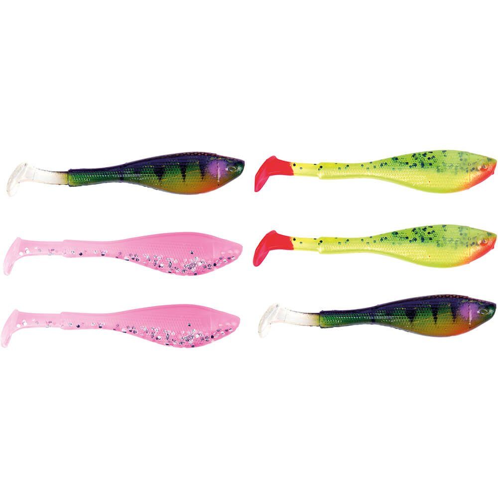 Kunstköder Fox Rage Mini Fry Gummifische UV Mixed Color Pack 7cm 6Stk.