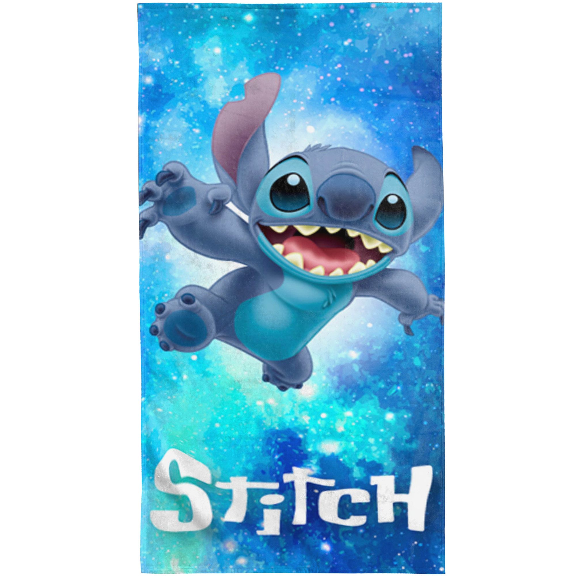 BERONAGE Strandtuch Lilo & Stitch Badetuch Out of The World 75x150 cm, (1-S günstig online kaufen
