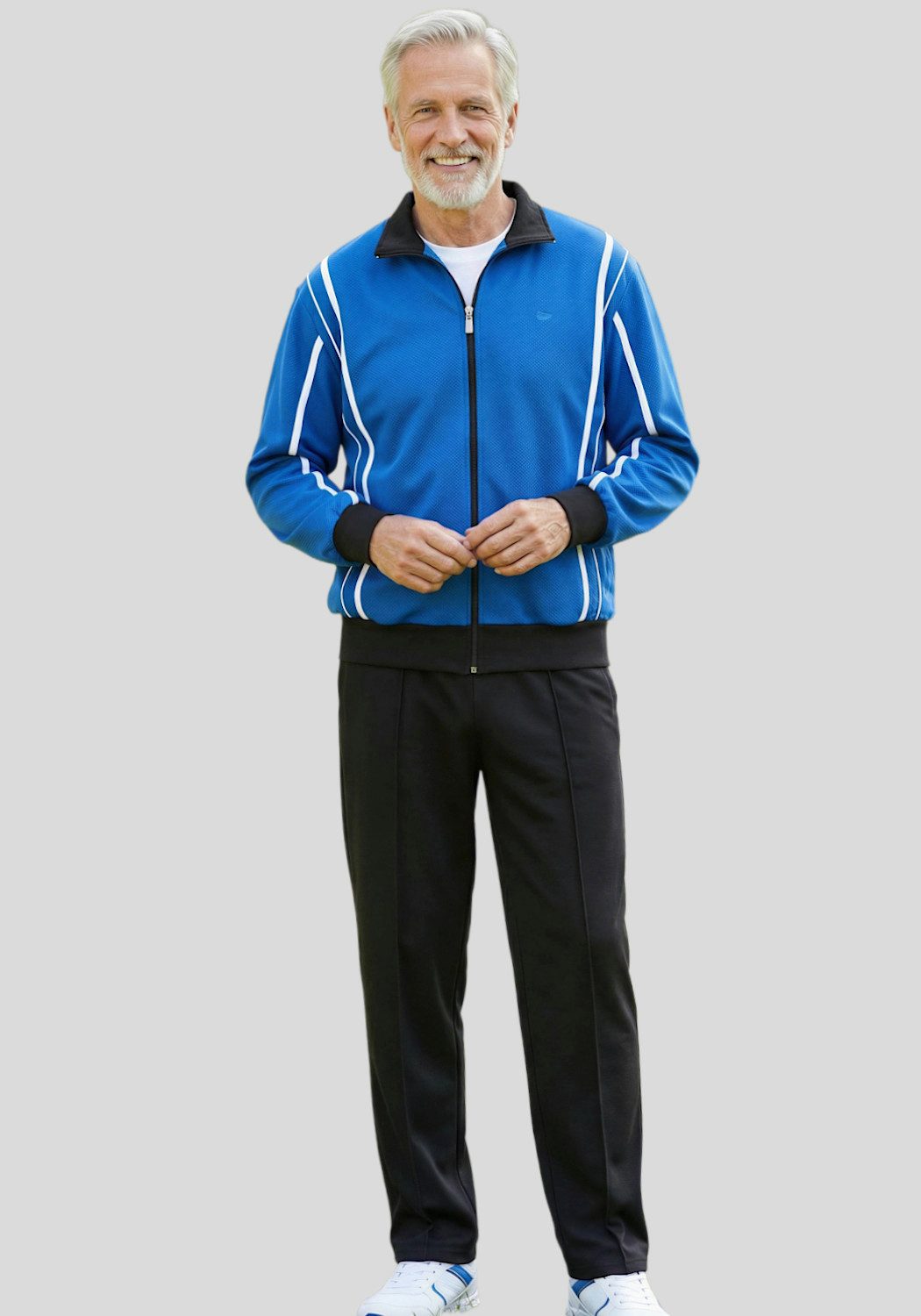 Herbold Sportswear Trainingsanzug Herren Freizeitanzug 2-teilig (2-tlg), mit Biesenhose, auch in Kurzgrößen