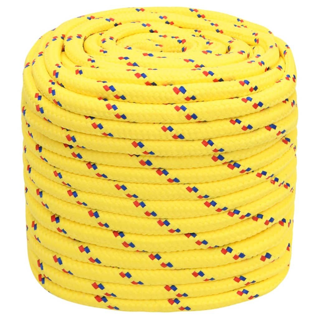 vidaXL Bootsseil Gelb 16 mm 25 m Polypropylen Seil (1-tlg)