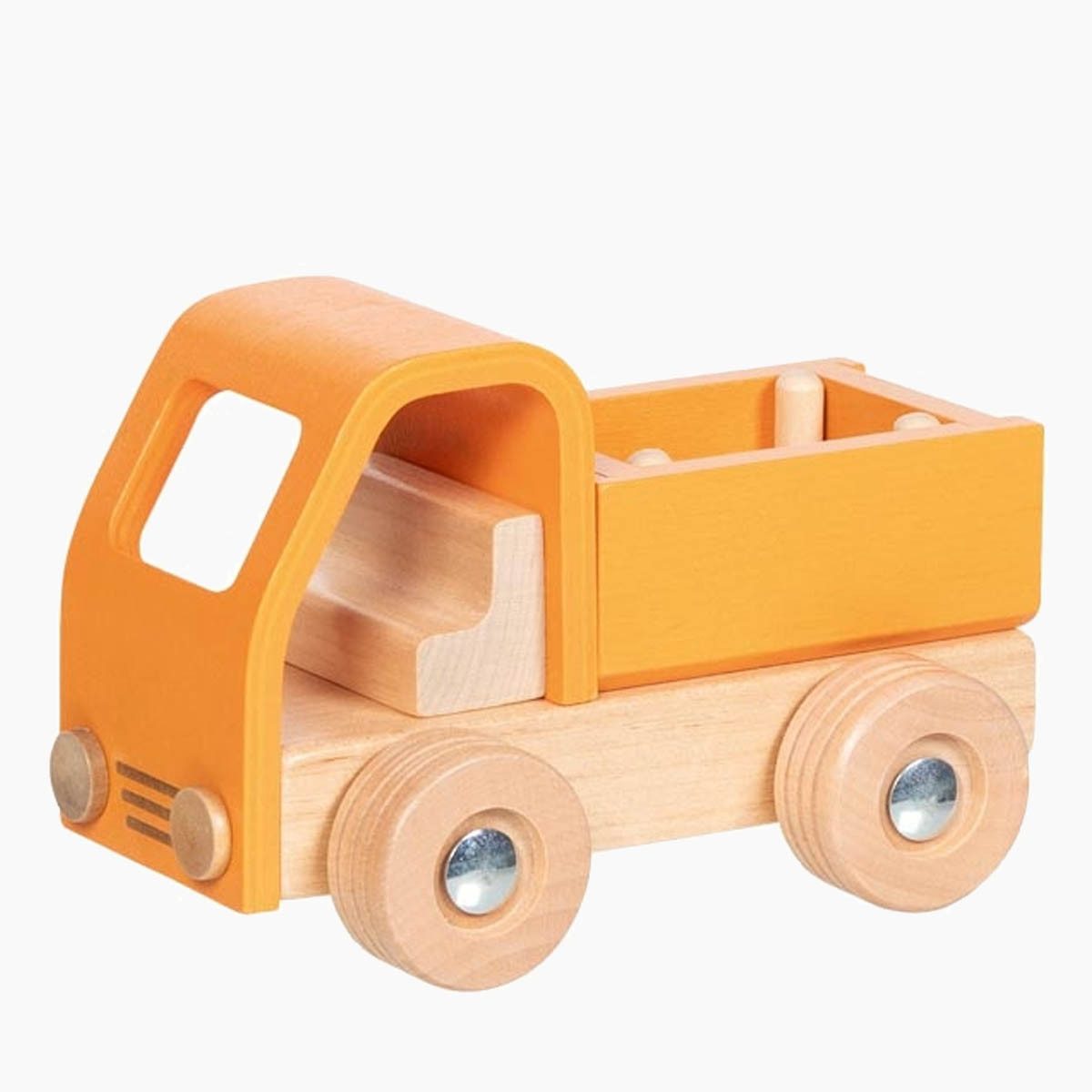 goki Spielzeug-LKW Pritschenwagen Goki, (Packung, 1-tlg., set), Perfekte Ergänzung für die Kinderzimmer-Baustelle