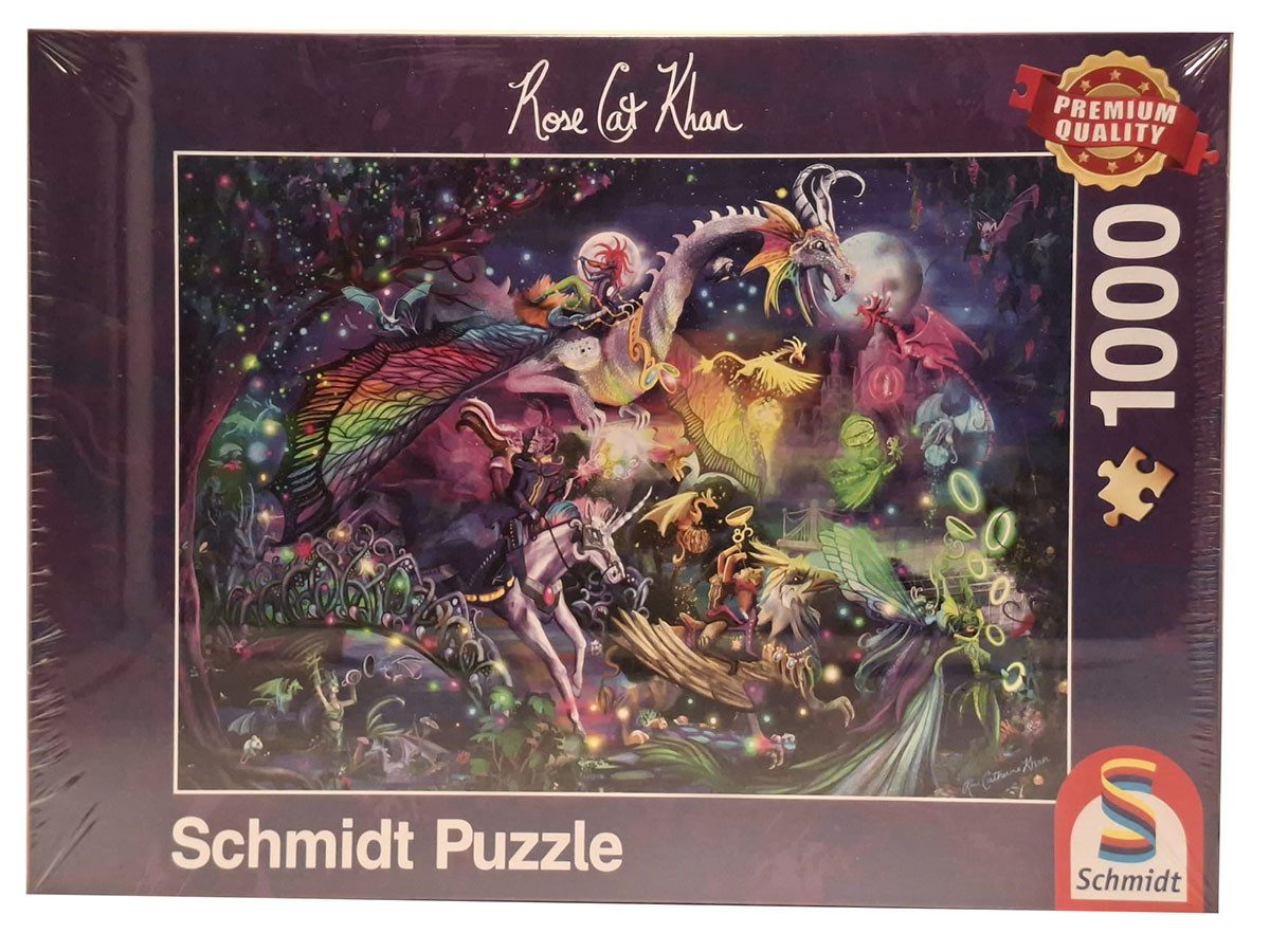 Schmidt Spiele Puzzle Schmidt Spiele 57586 Rose Cat Khan, Sommernachtszirkus, 1000 Teile Puz, 1000 Puzzleteile