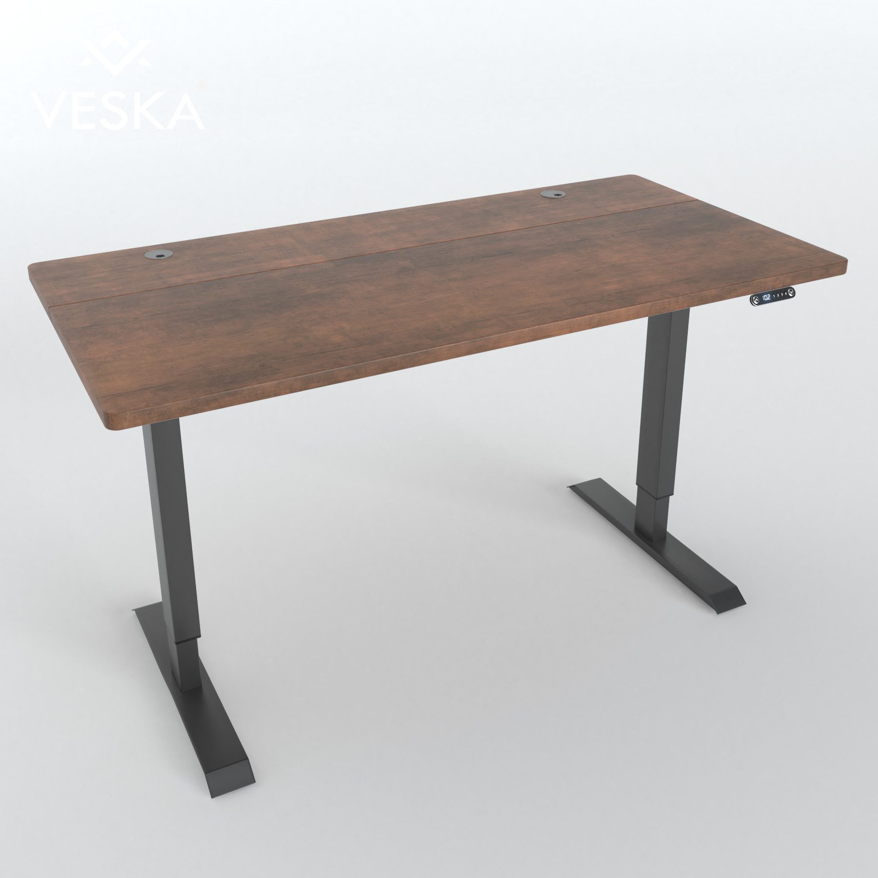 VESKA Schreibtisch Höhenverstellbar 140 x 70 günstig online kaufen