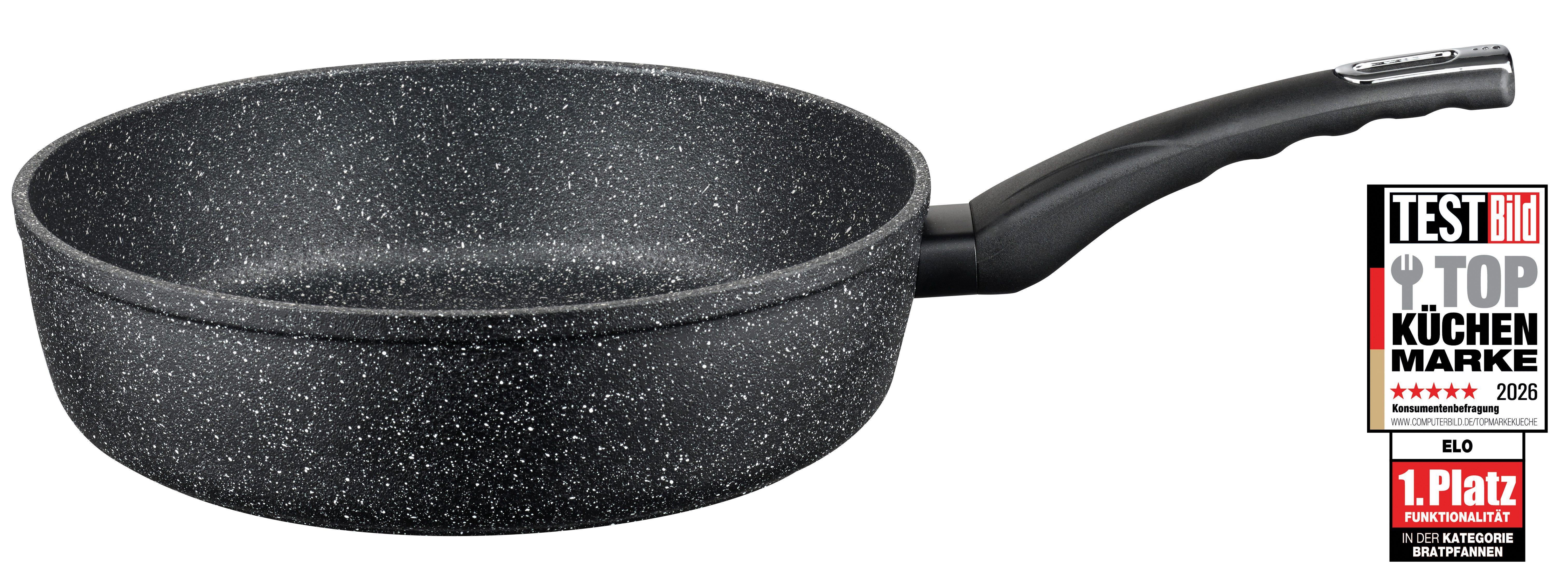 Elo Schmorpfanne Granit Evolution, Aluminium (1-tlg), Für alle Herdarten geeignet, inkl. Induktion