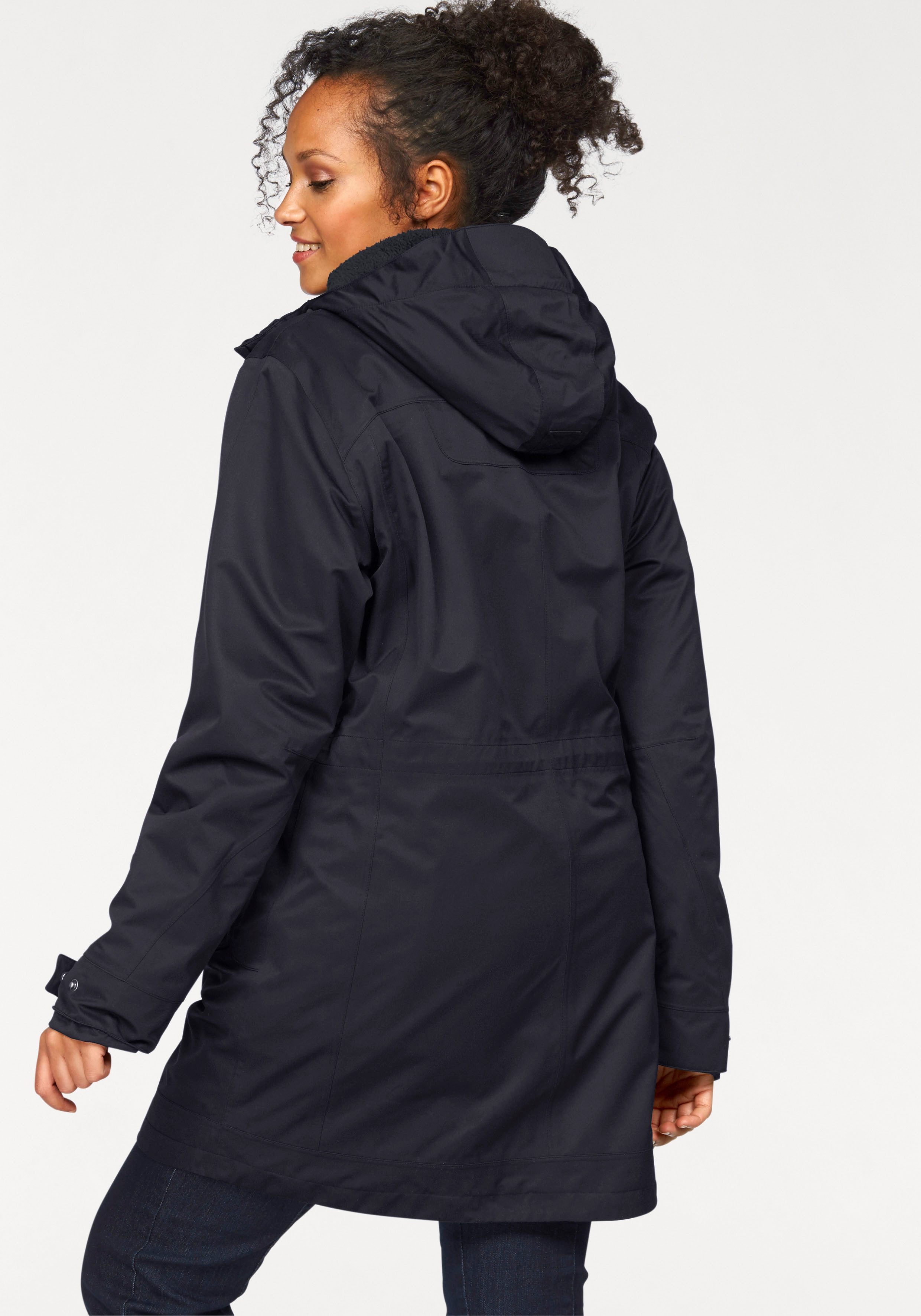 Maier Sports 3-in-1-Funktionsmantel Doppelmantel Damen mit 2-Wege-Reißverschluss, atmungsaktiv, schnell trocknend