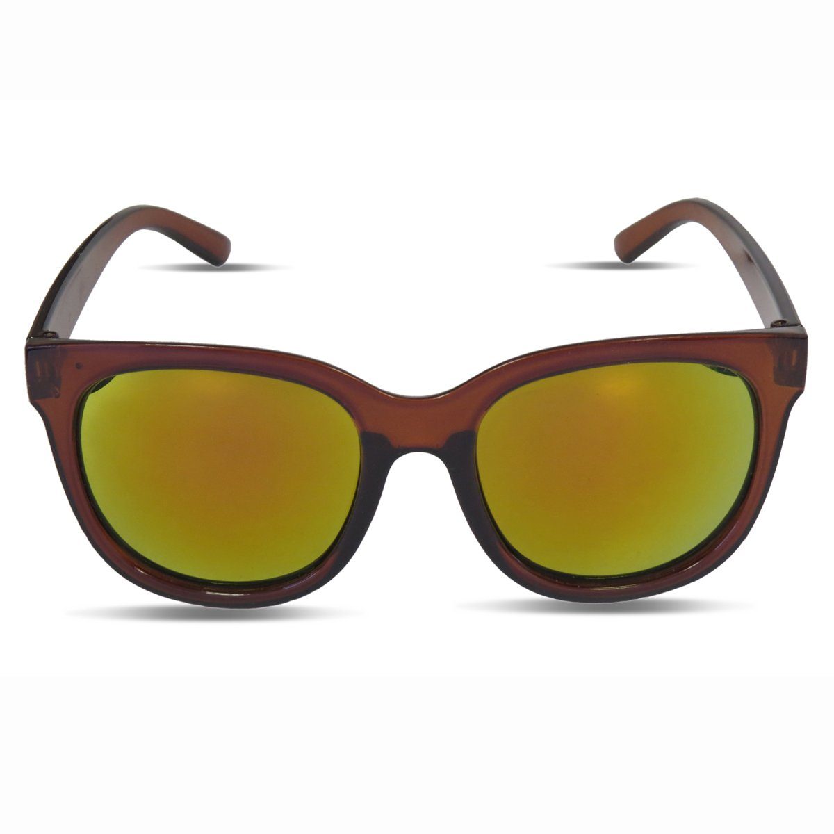 Sonia Originelli Sonnenbrille Sonnenbrille Agent Verspiegelt Sommer Fun Brille UV 400 verspiegelt braun