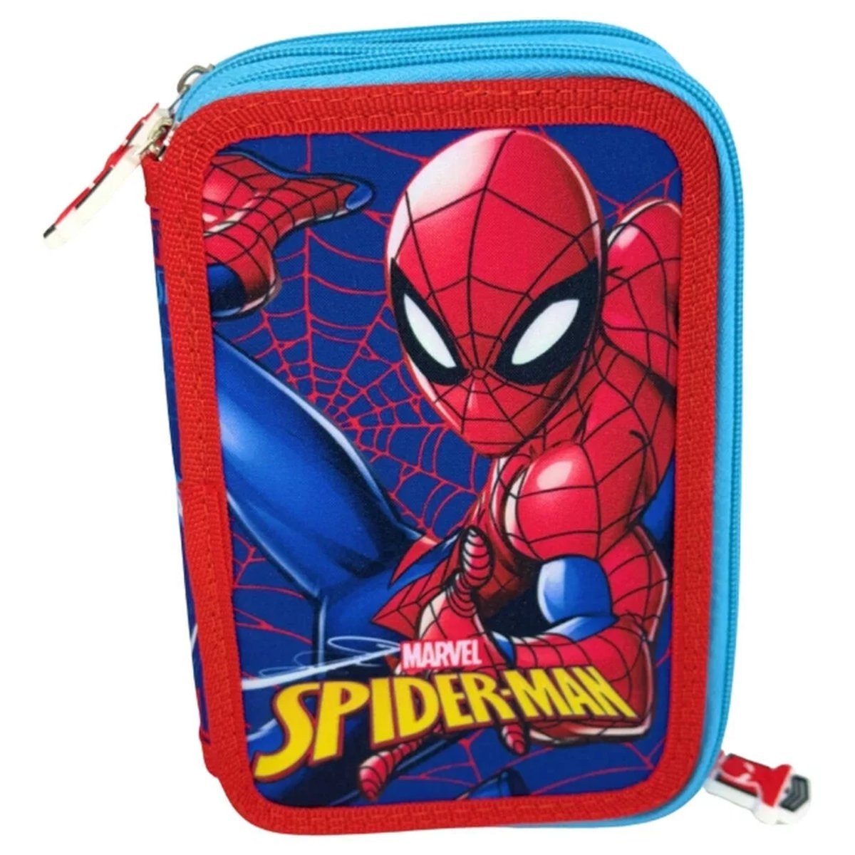 Spiderman Federmäppchen Spiderman Great Power gefülltes 3-stöckiges Federmäppchen Giotto